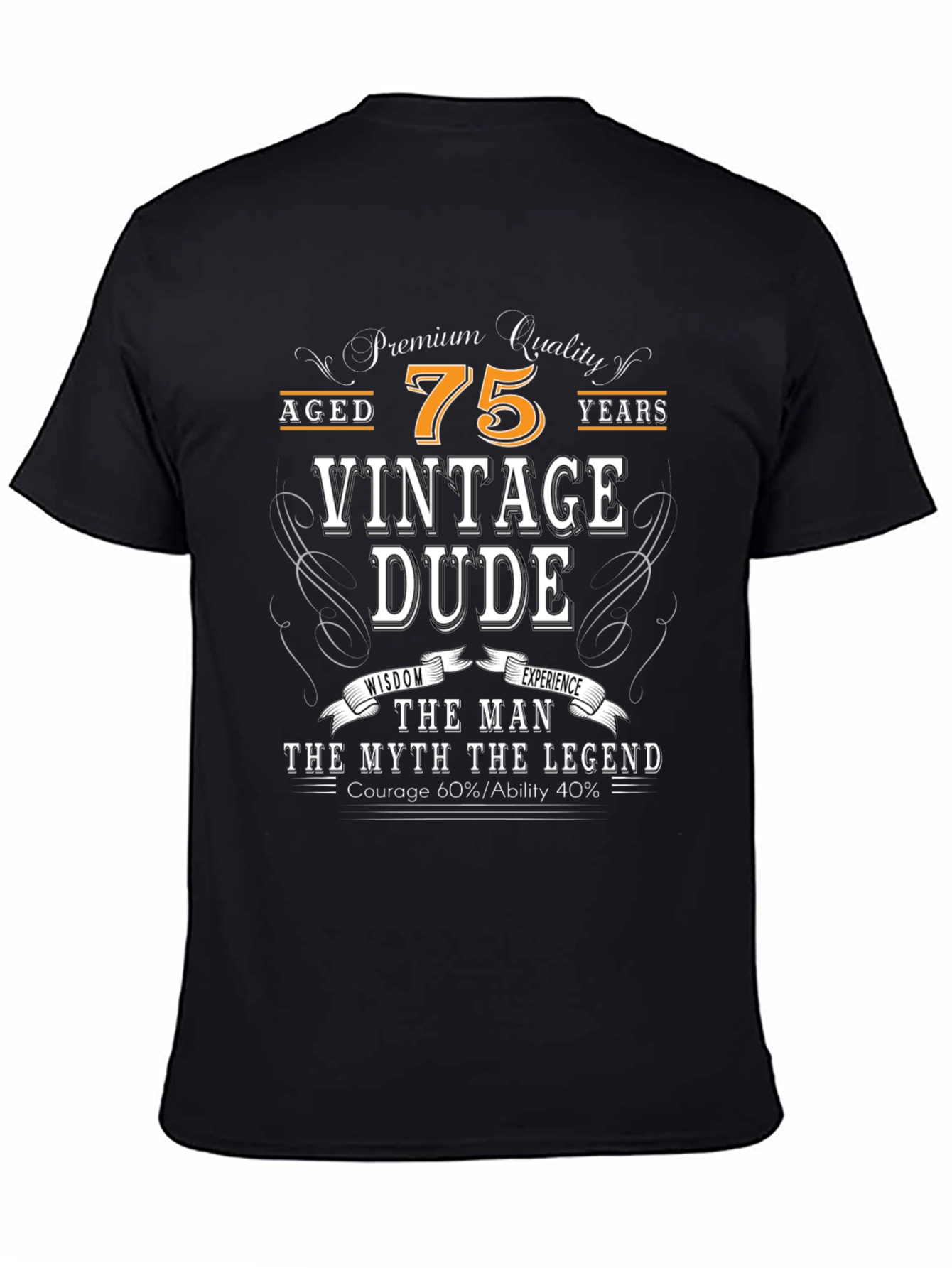Vintage Dude 75th Birthday T-Shirt