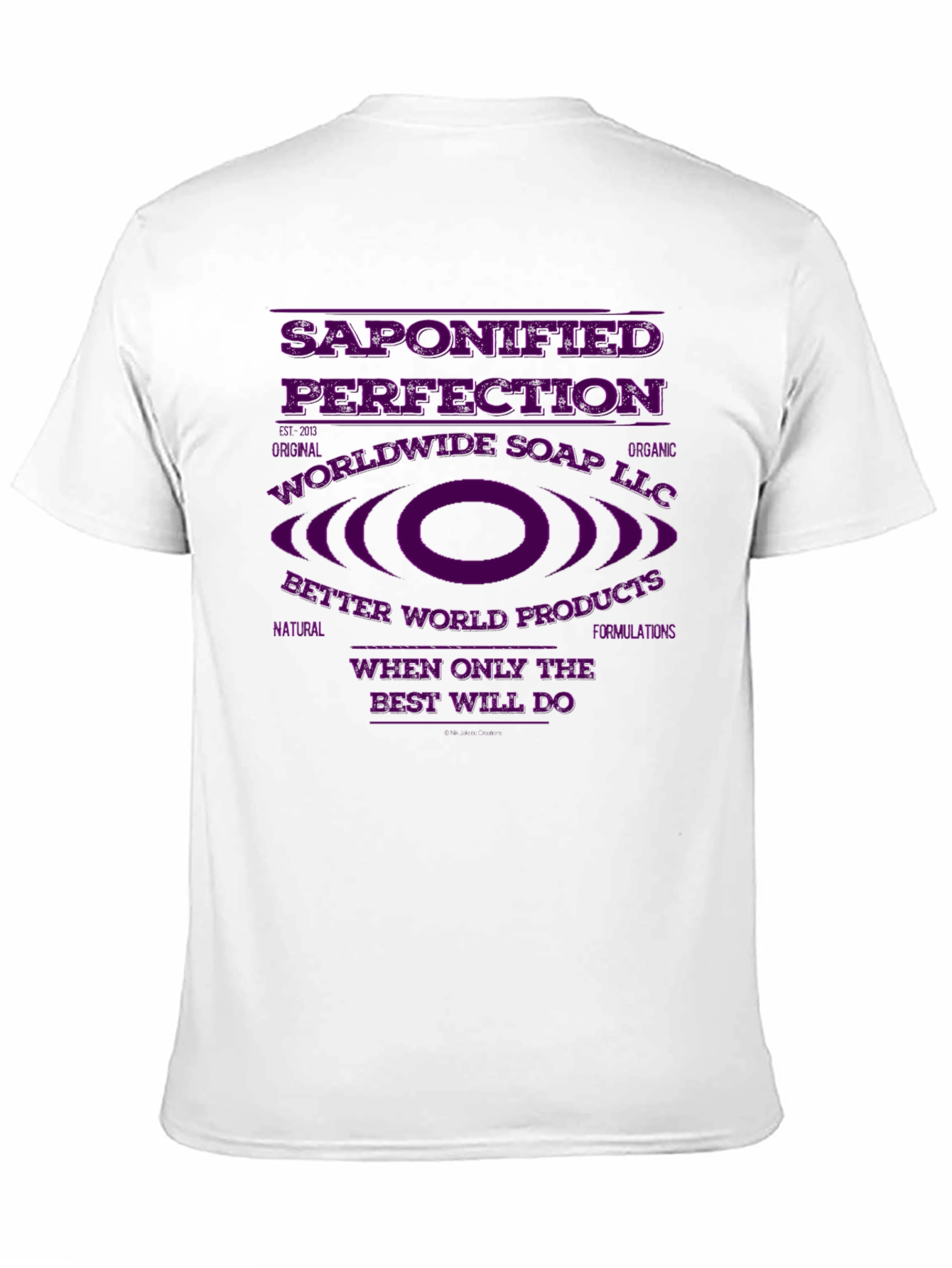 Saponified Perfection Black T-Shirt