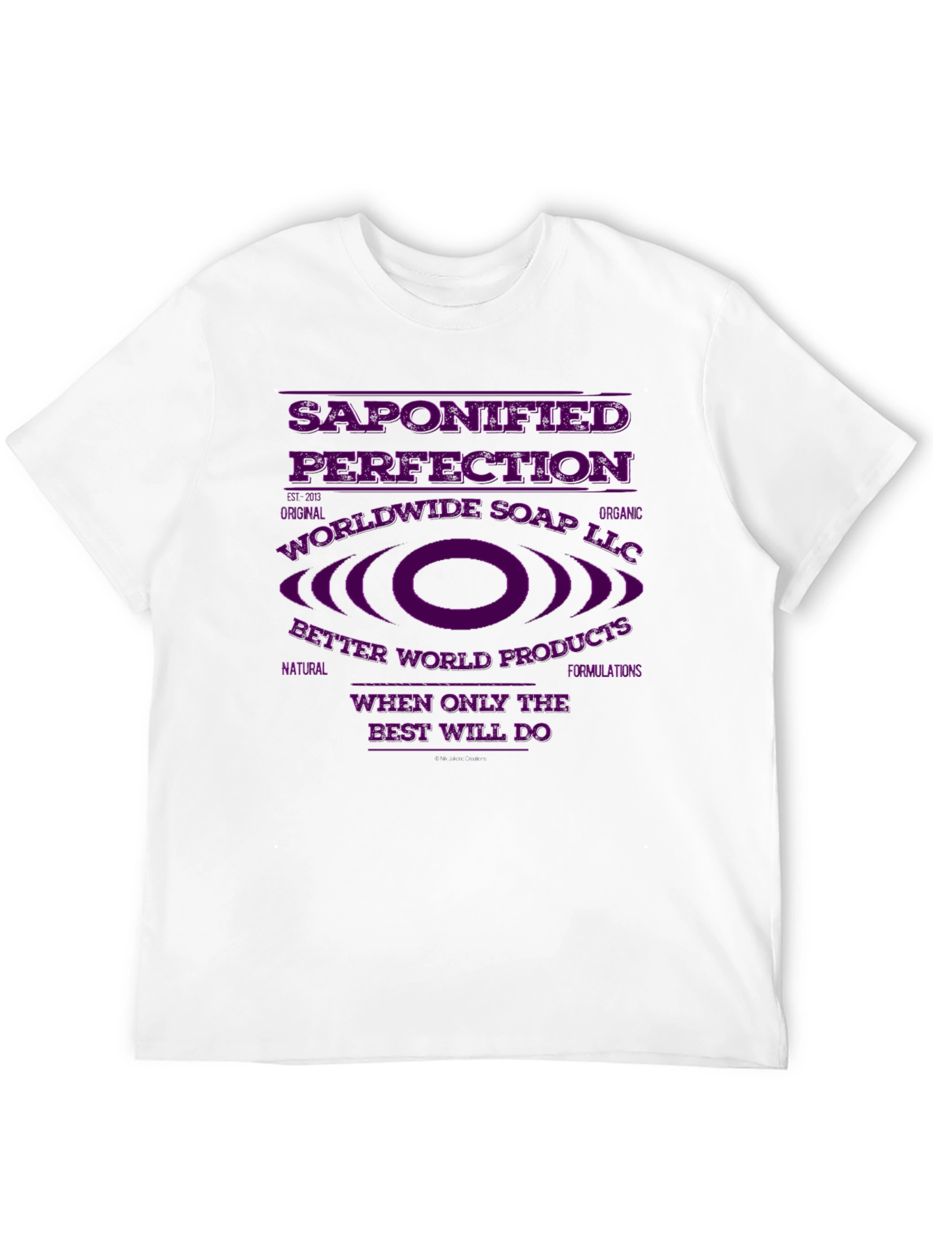 Saponified Perfection Black T-Shirt
