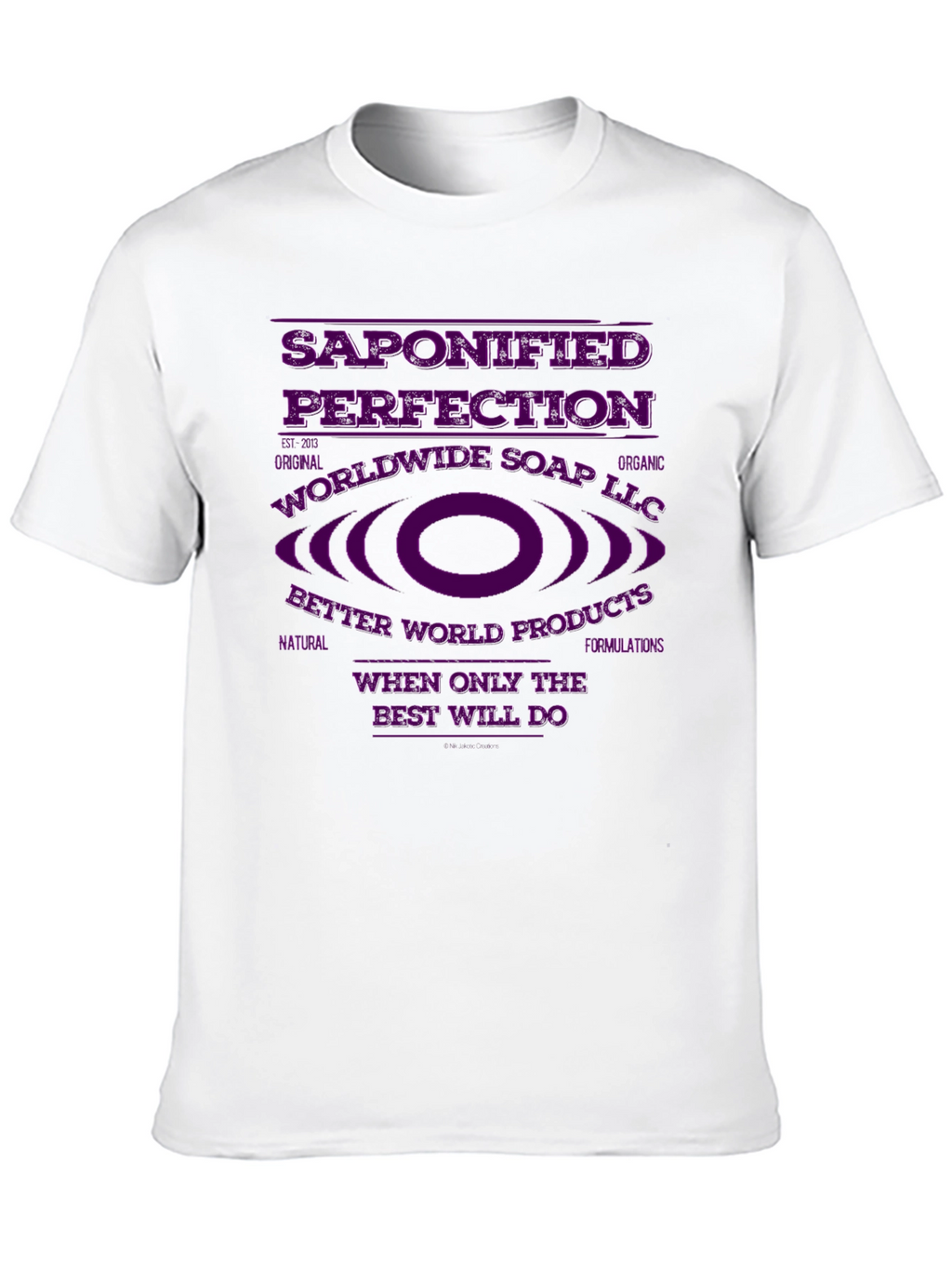Saponified Perfection Black T-Shirt