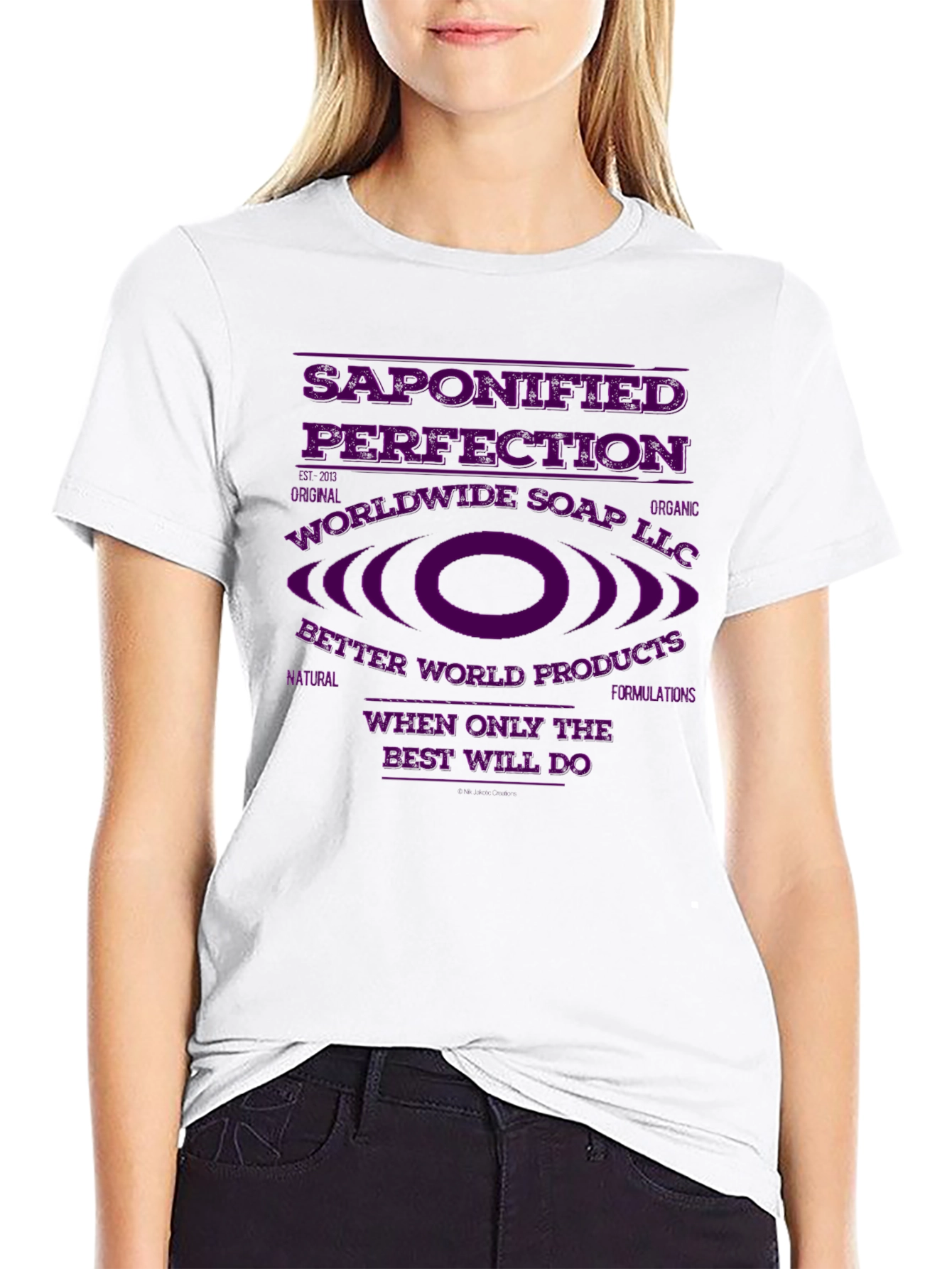 Saponified Perfection Black T-Shirt