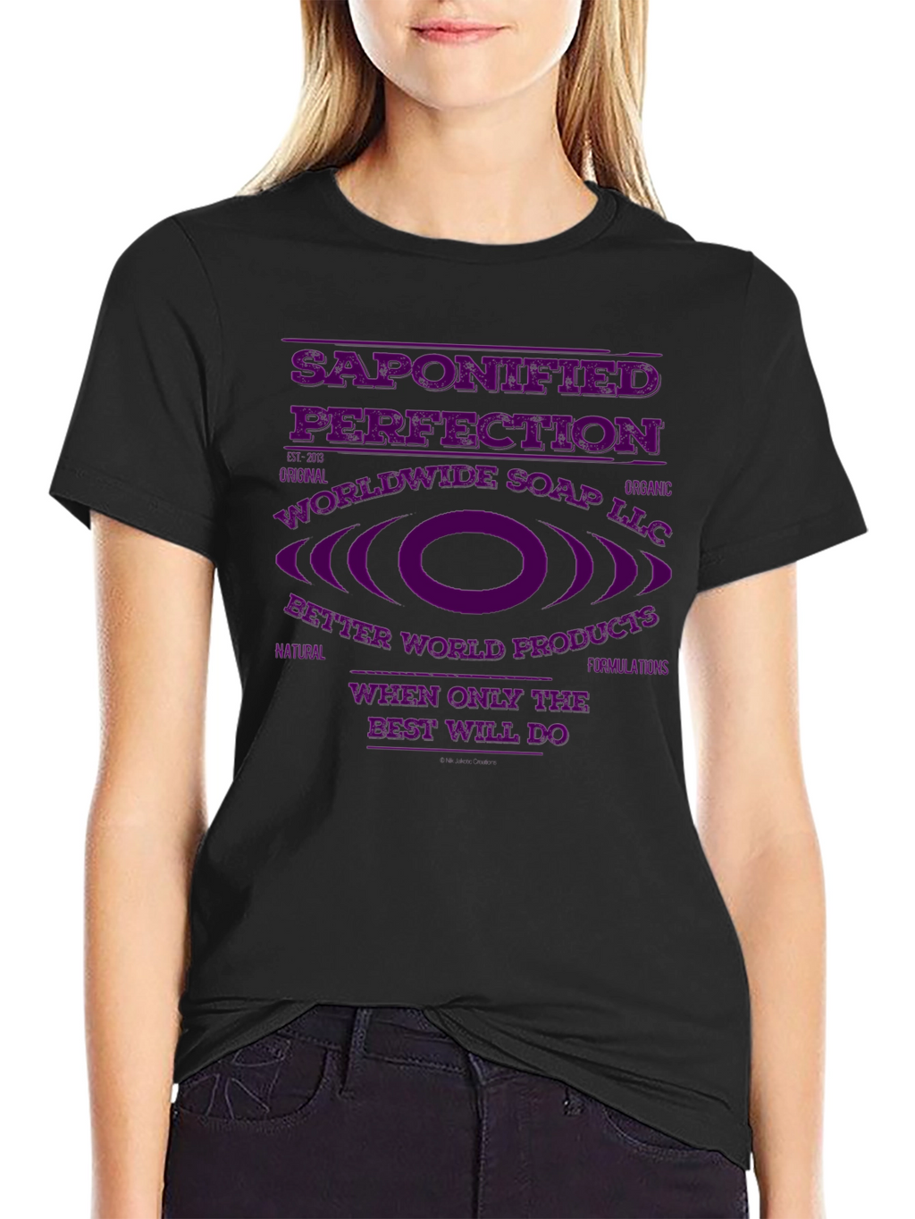 Saponified Perfection Black T-Shirt