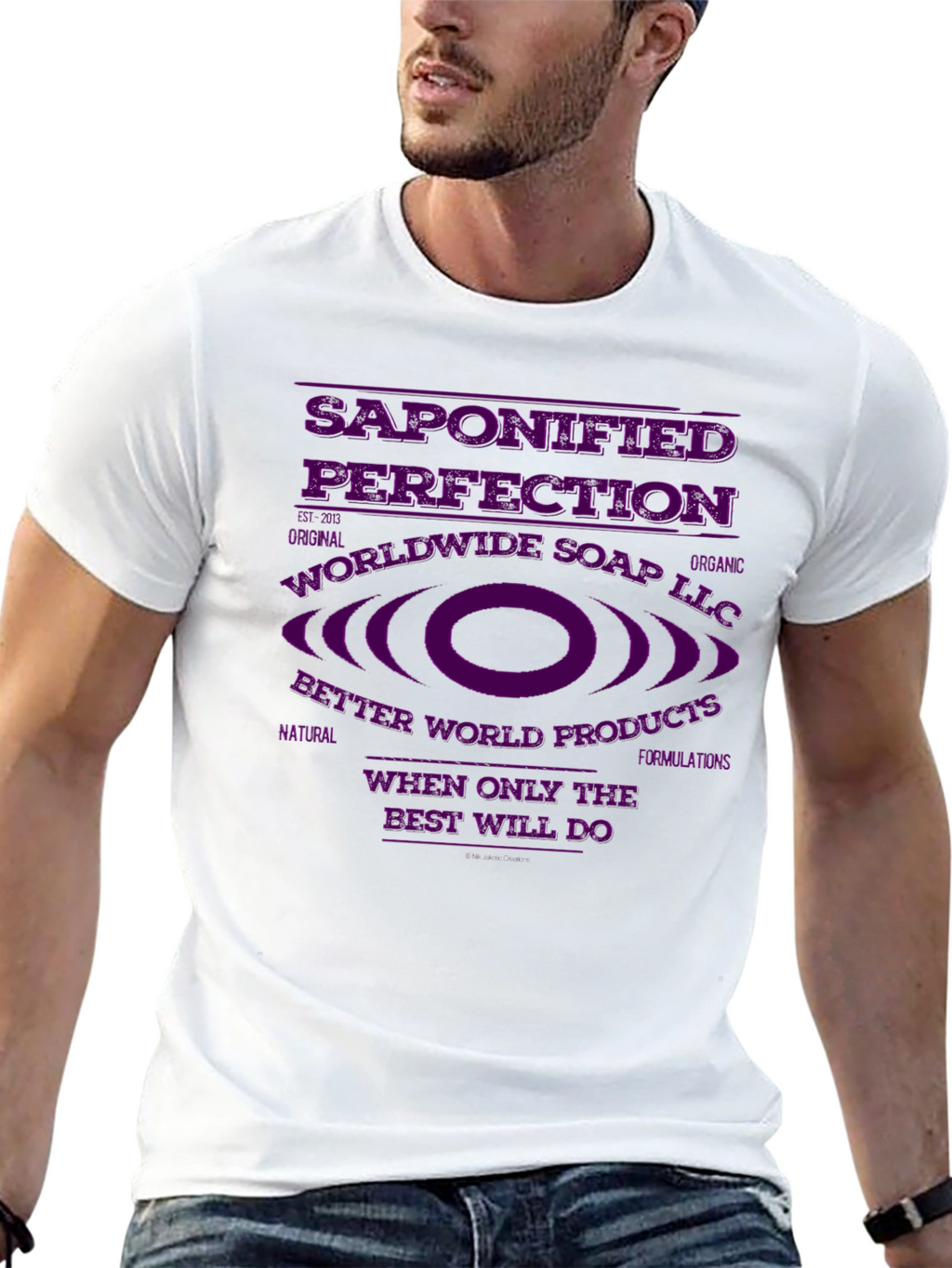 Saponified Perfection Black T-Shirt