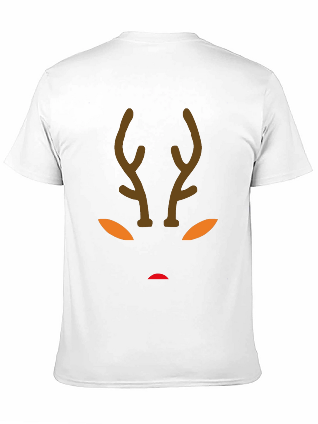 Reindeer Face Graphic Tee - Holiday Fun