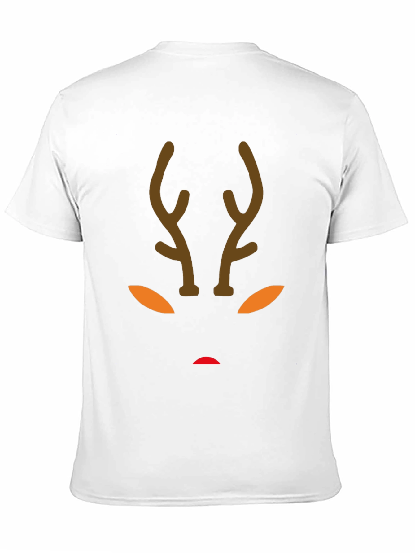 Reindeer Face Graphic Tee - Holiday Fun
