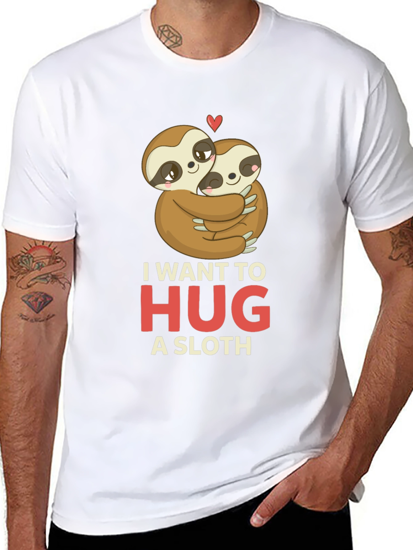 I Want to Hug a Sloth T-Shirt
