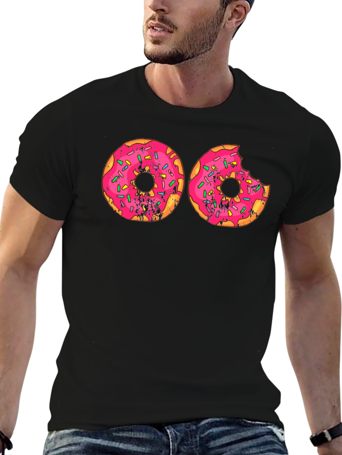 Donut Graphic T-Shirt - Sweet & Fun