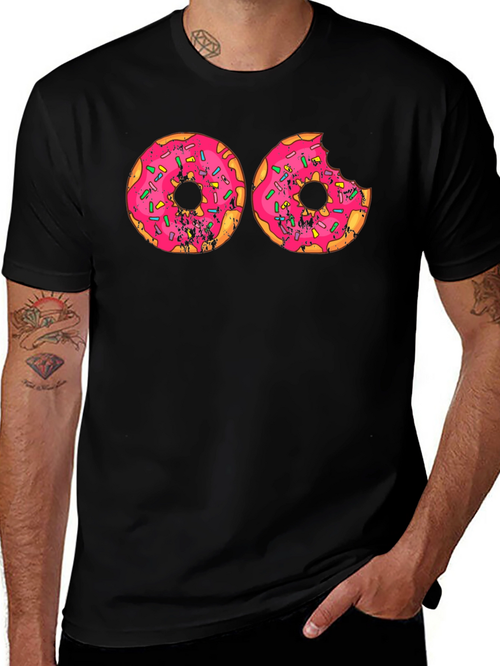 Donut Graphic T-Shirt - Sweet & Fun