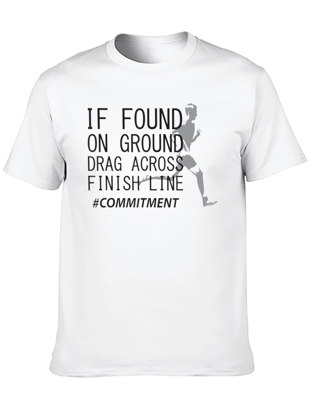 Commitment Run Finish Line Graphic Tee