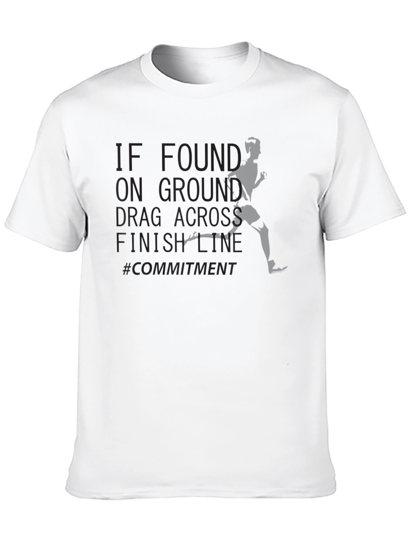 Commitment Run Finish Line Graphic Tee
