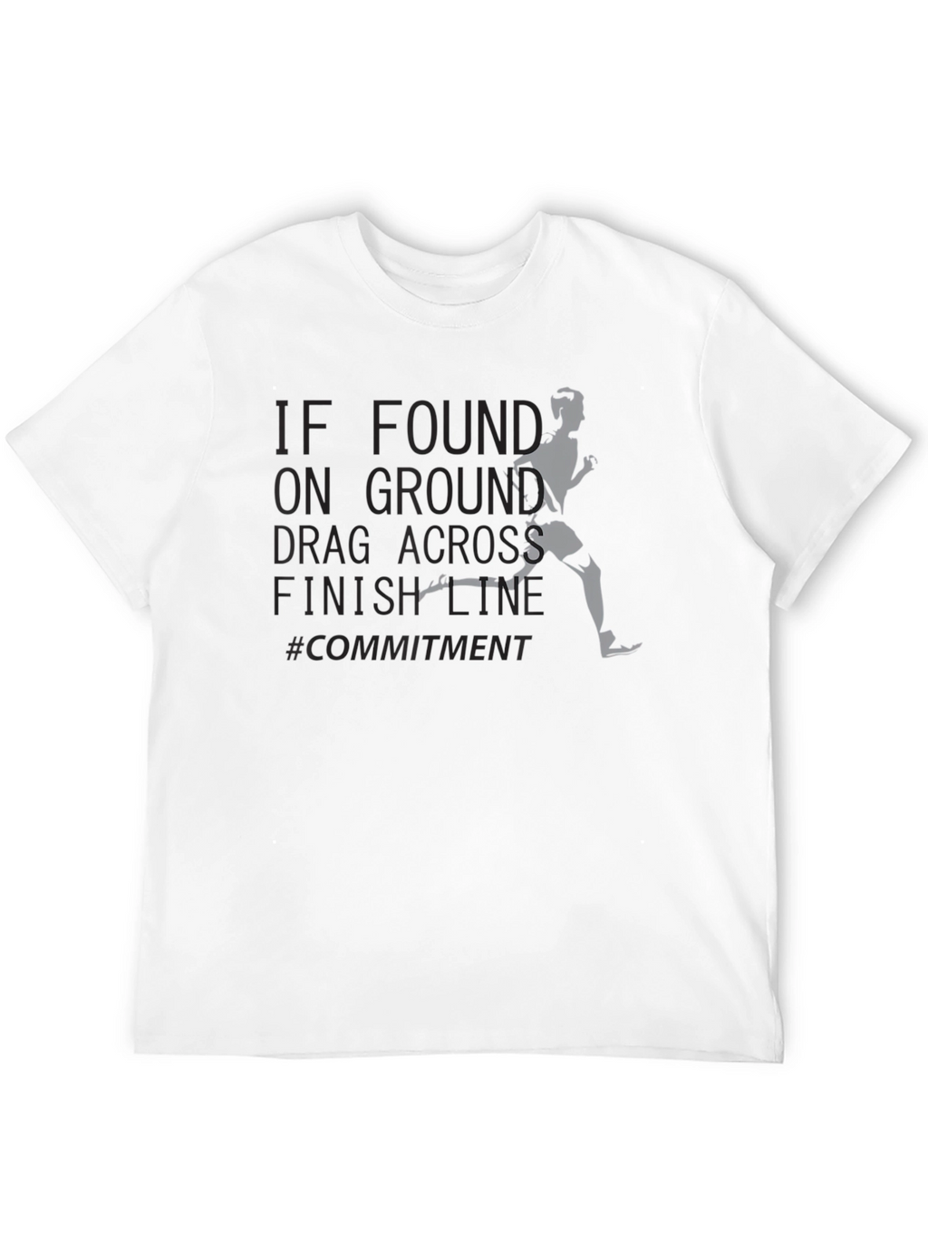 Commitment Run Finish Line Graphic Tee