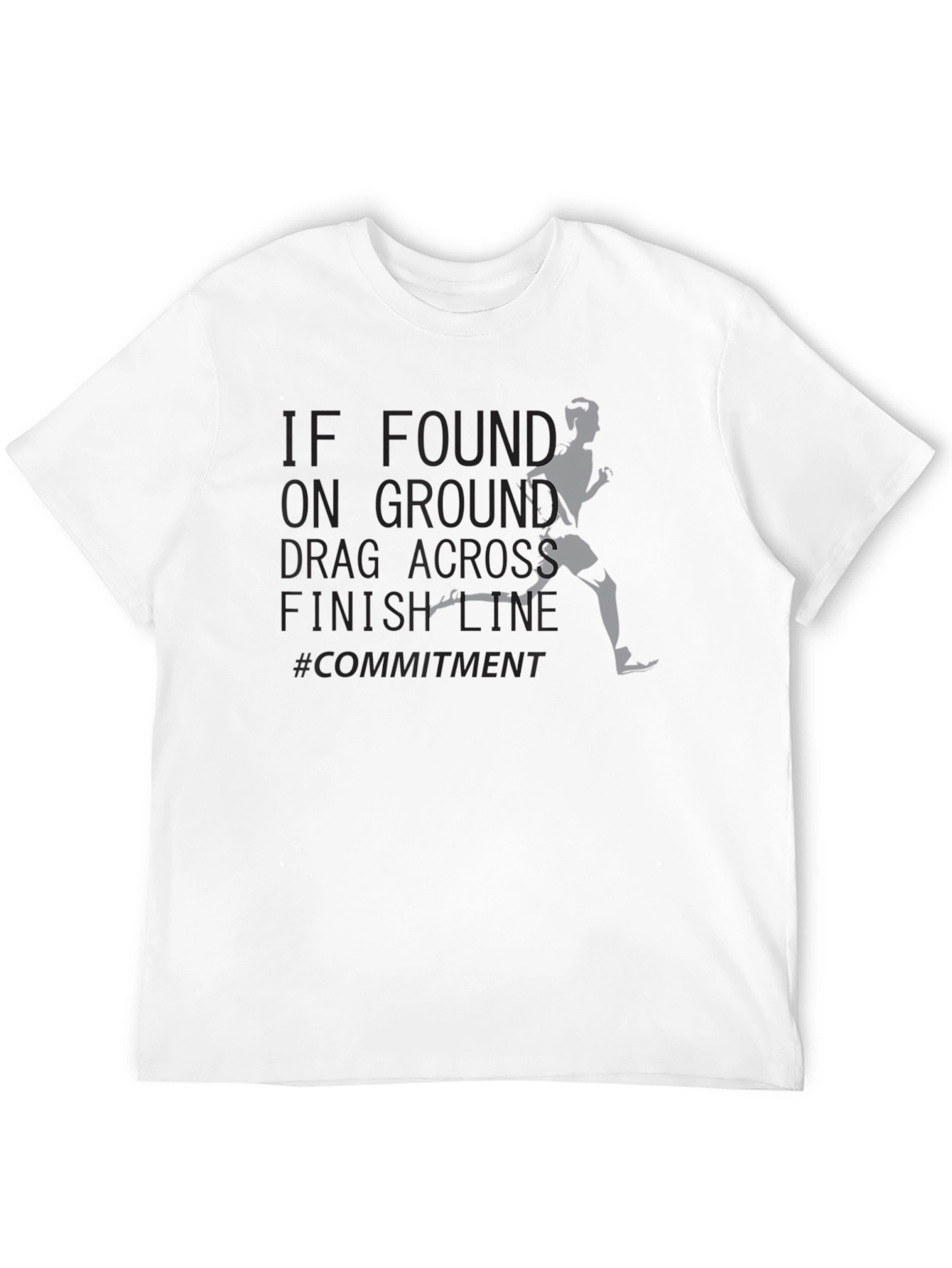 Commitment Run Finish Line Graphic Tee