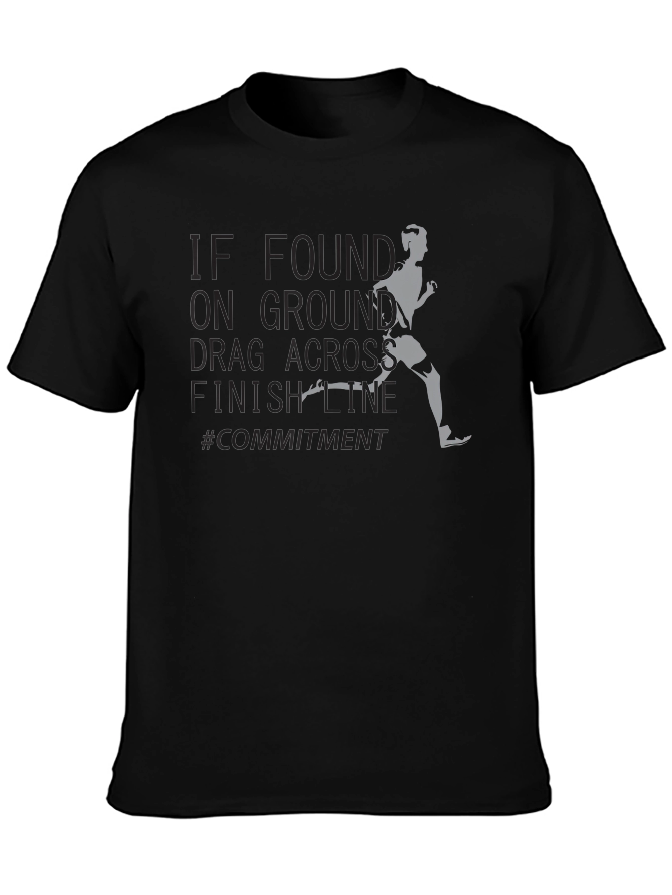 Commitment Run Finish Line Graphic Tee