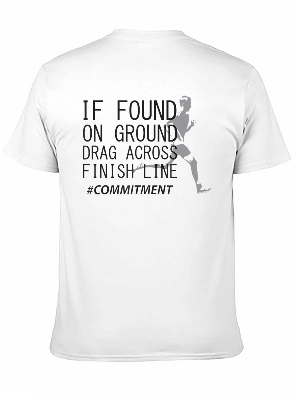 Commitment Run Finish Line Graphic Tee