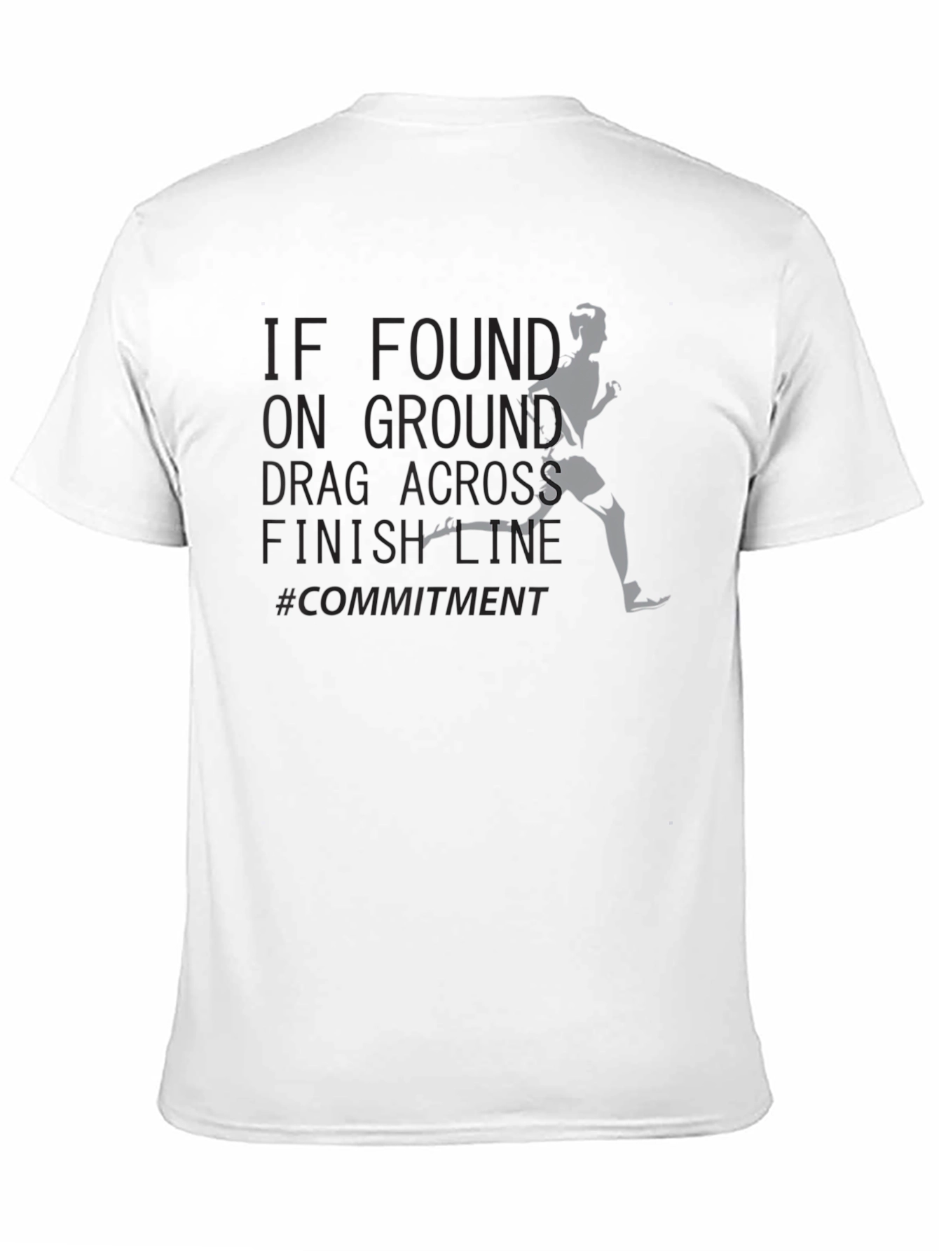 Commitment Run Finish Line Graphic Tee