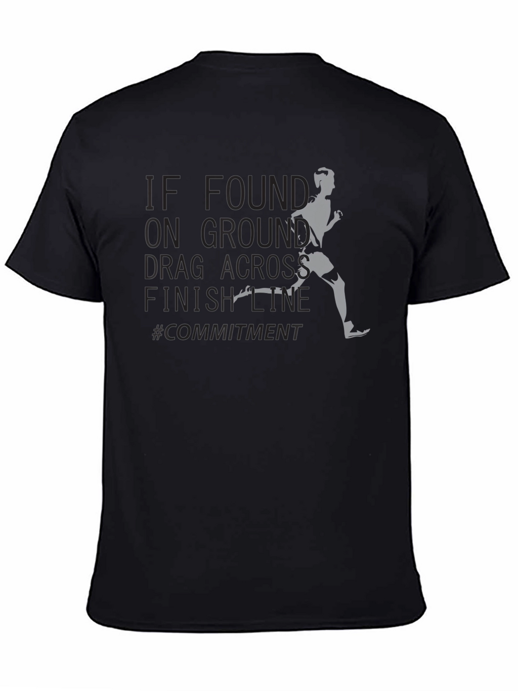 Commitment Run Finish Line Graphic Tee
