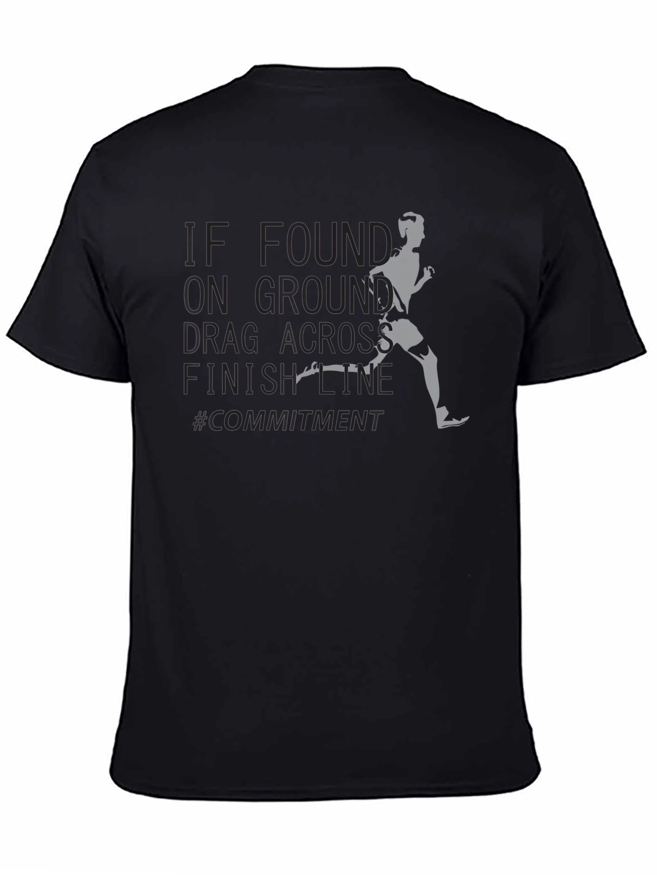 Commitment Run Finish Line Graphic Tee