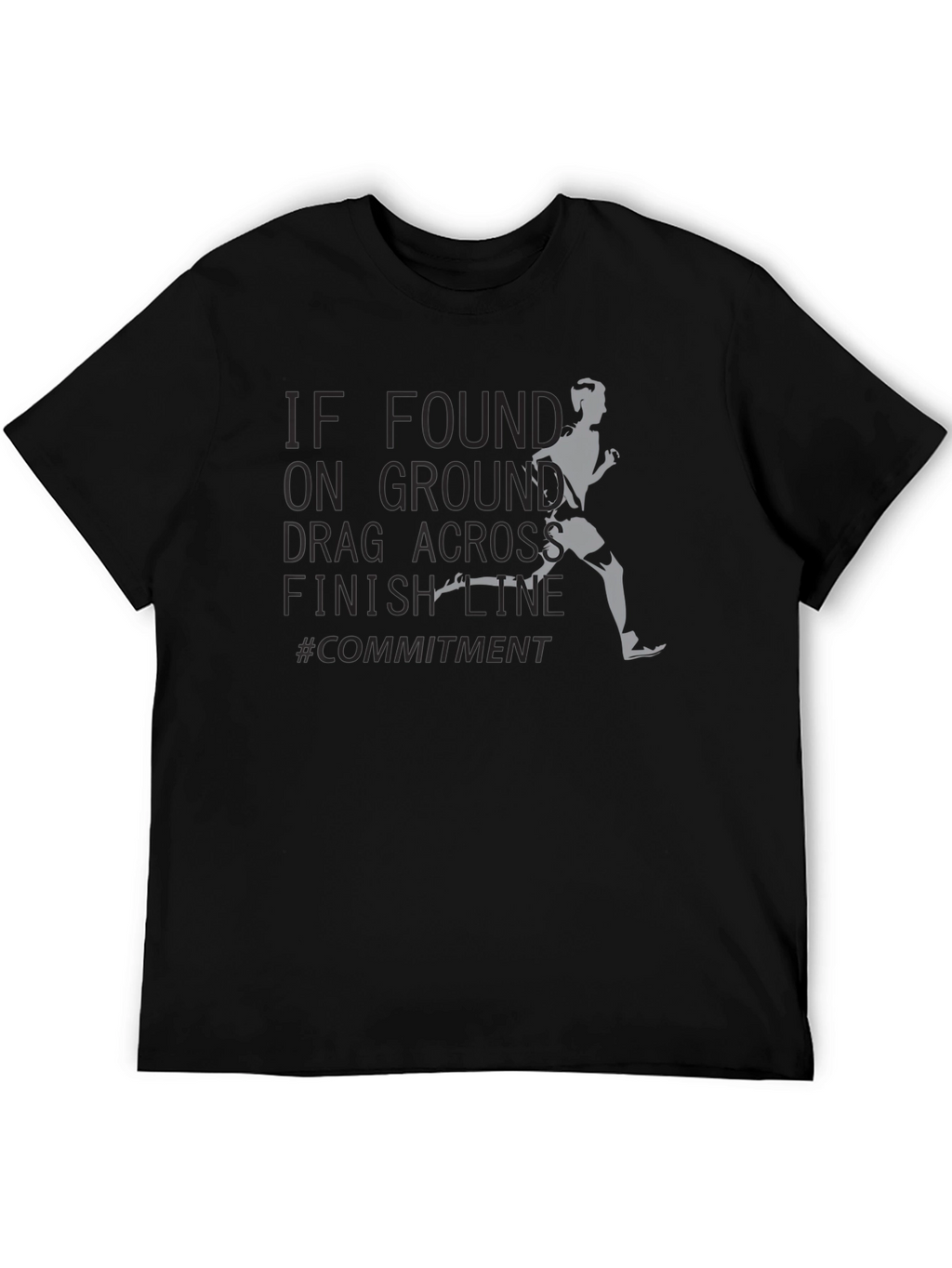 Commitment Run Finish Line Graphic Tee