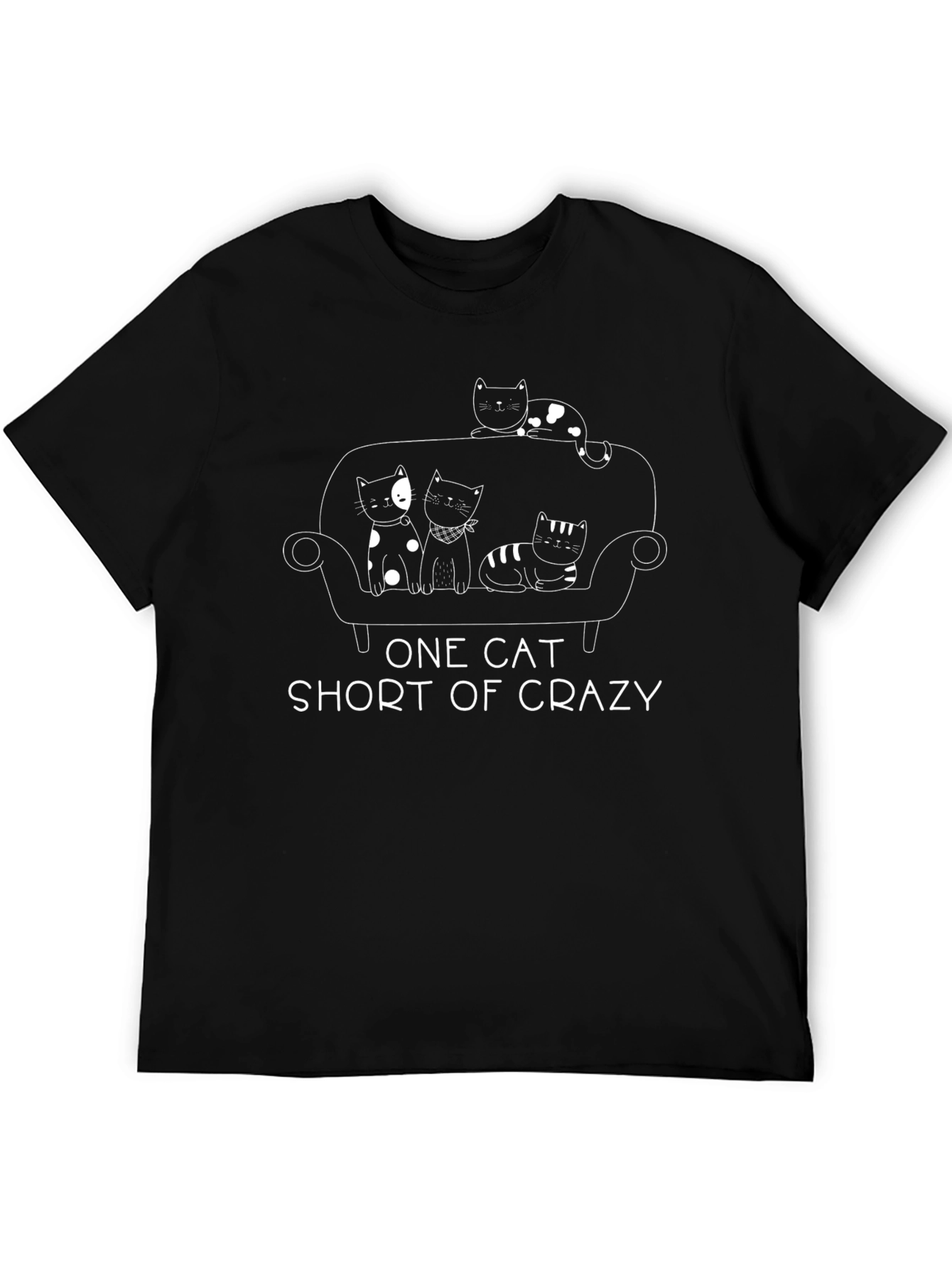 One Cat Short of Crazy Graphic Tee