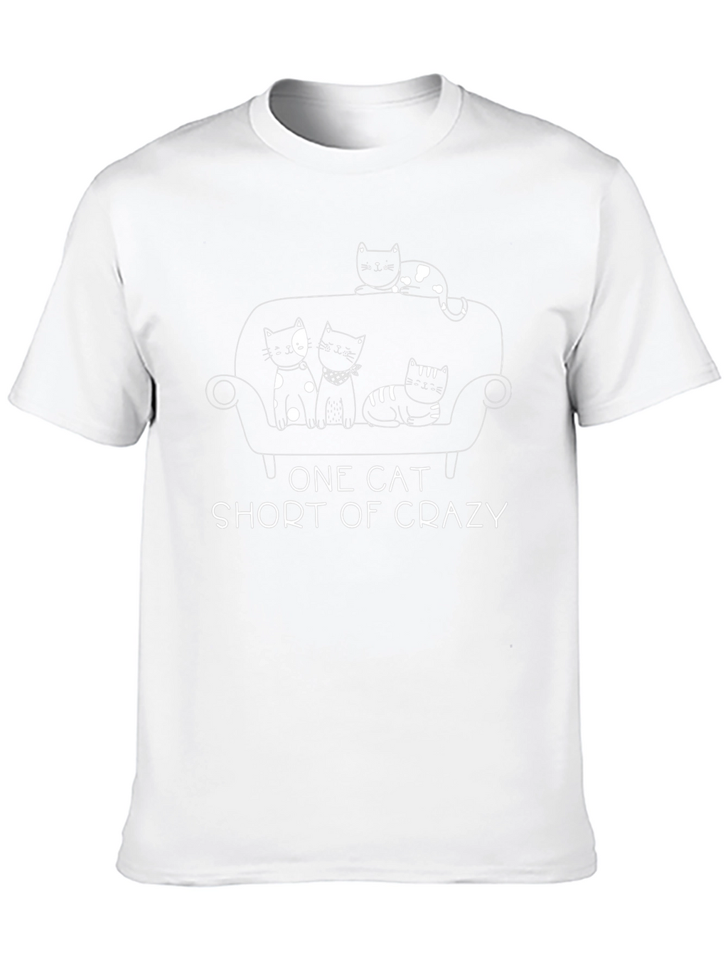 One Cat Short of Crazy Graphic Tee