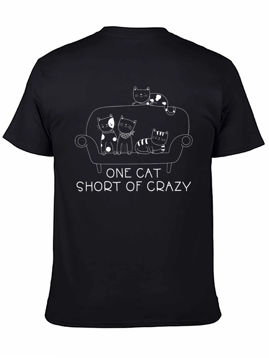 One Cat Short of Crazy Graphic Tee
