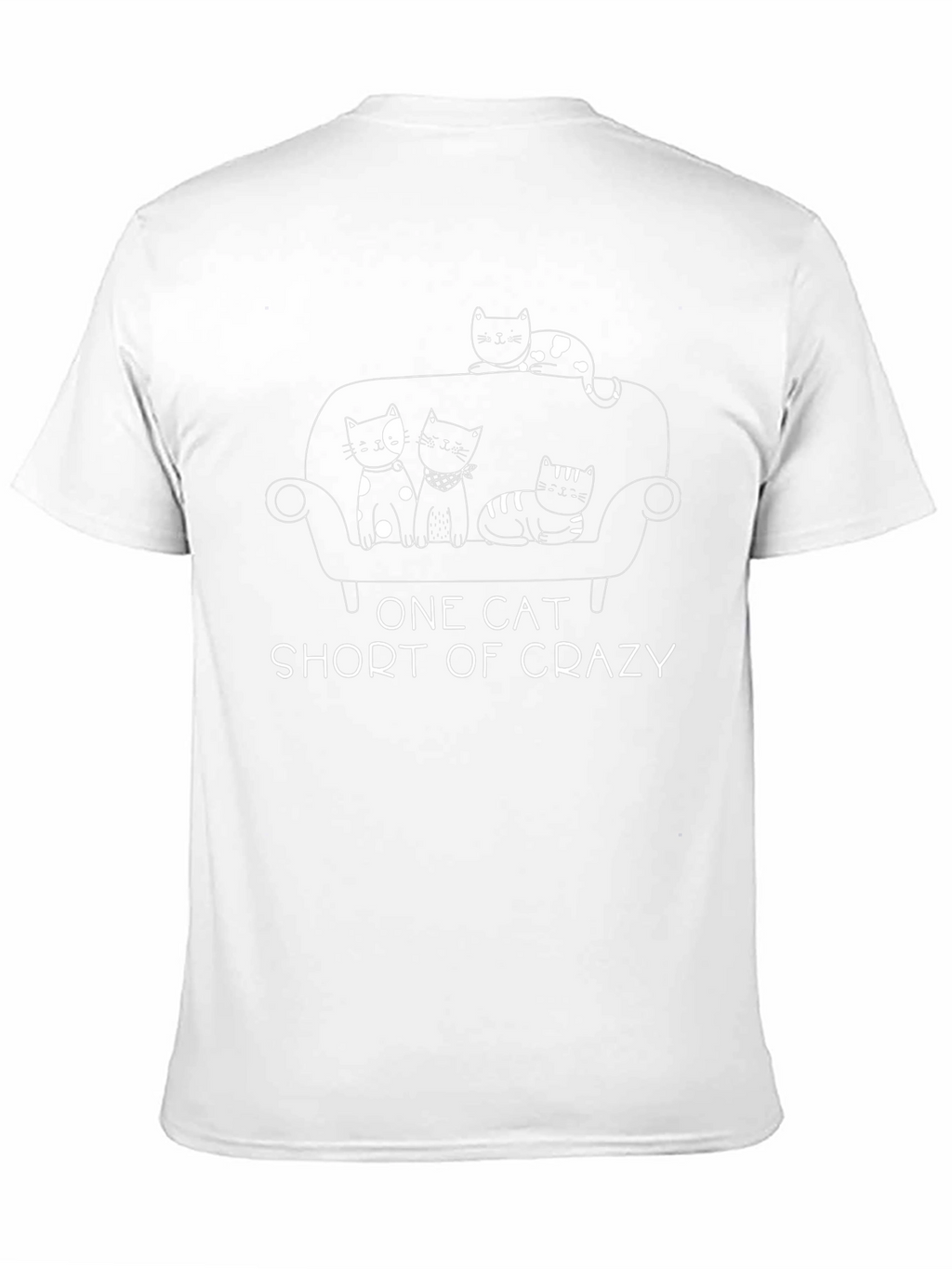 One Cat Short of Crazy Graphic Tee