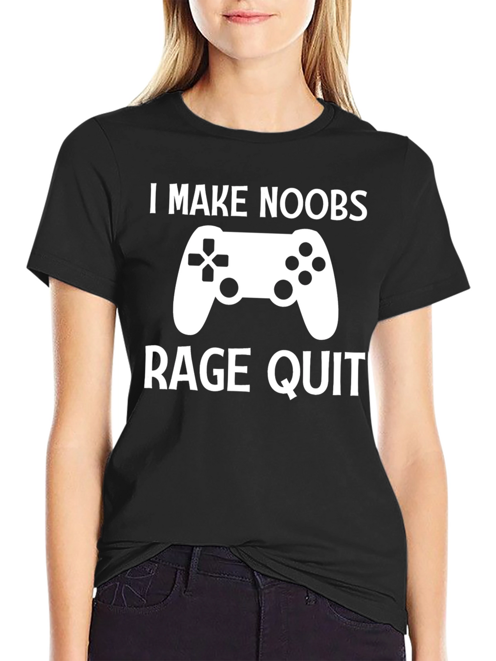 I Make Noobs Rage Quit Gamer T-Shirt