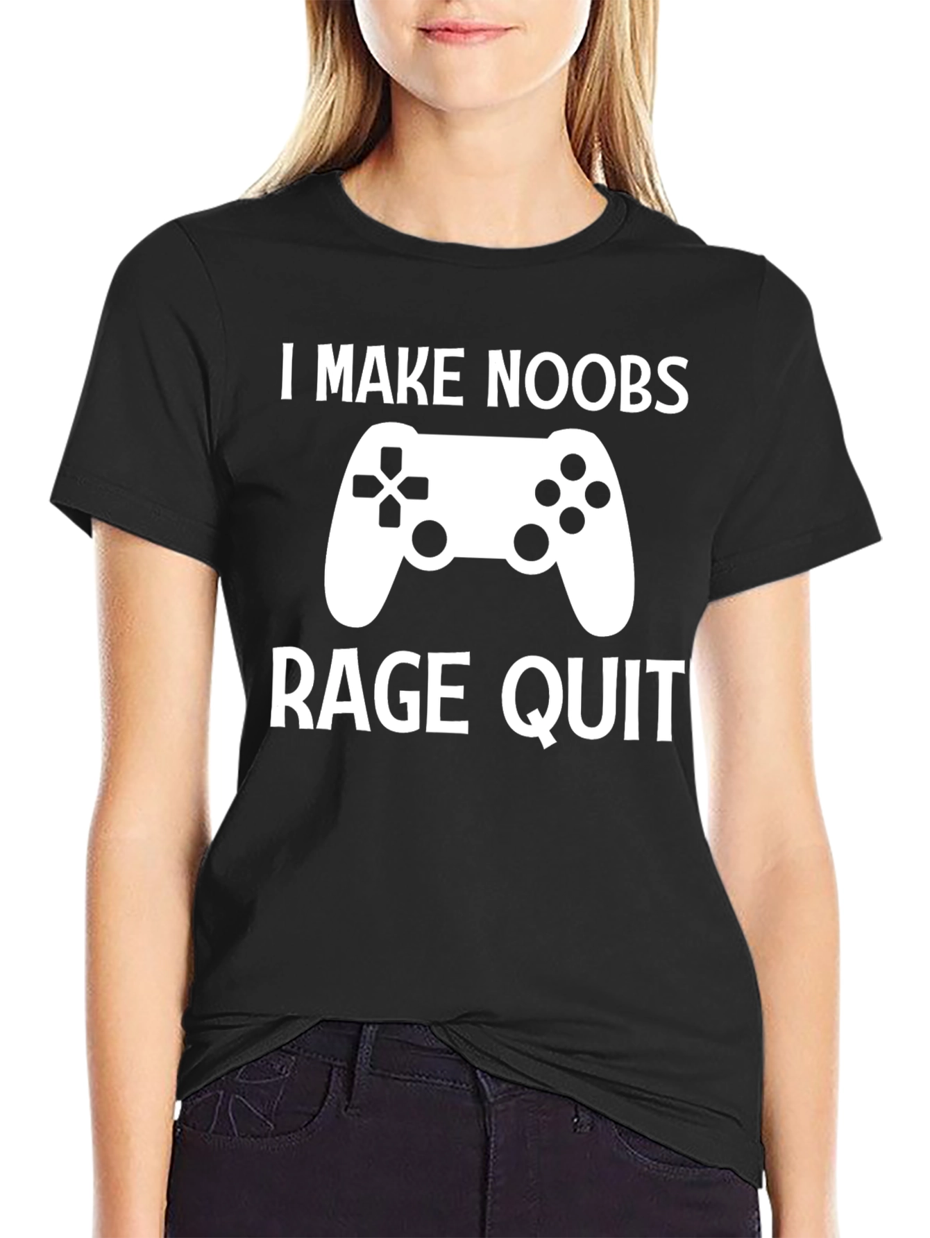 I Make Noobs Rage Quit Gamer T-Shirt