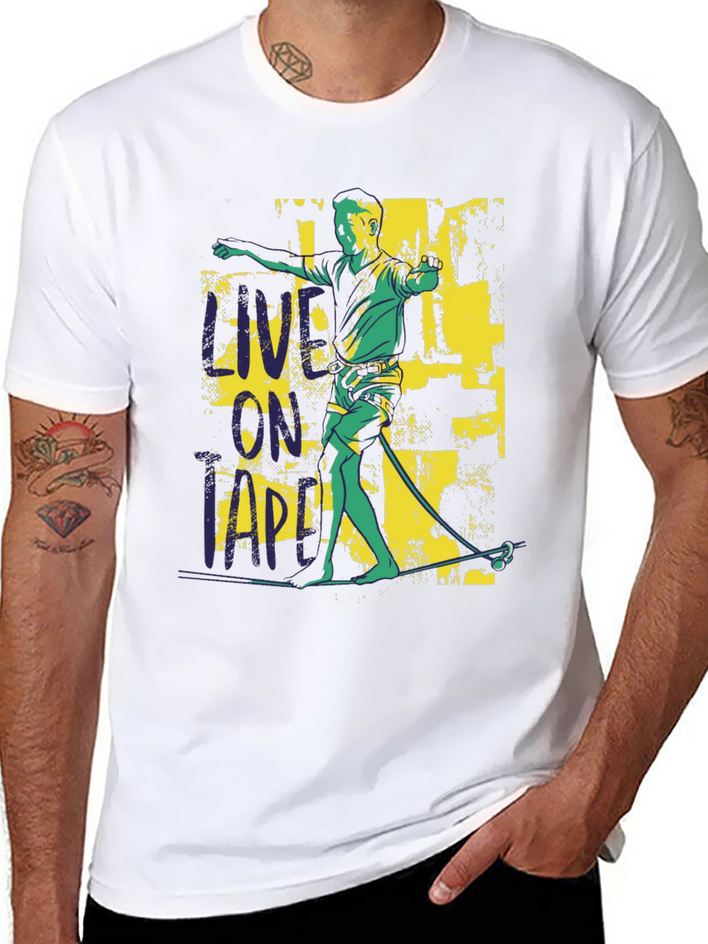 Live on the Edge Graphic T-Shirt