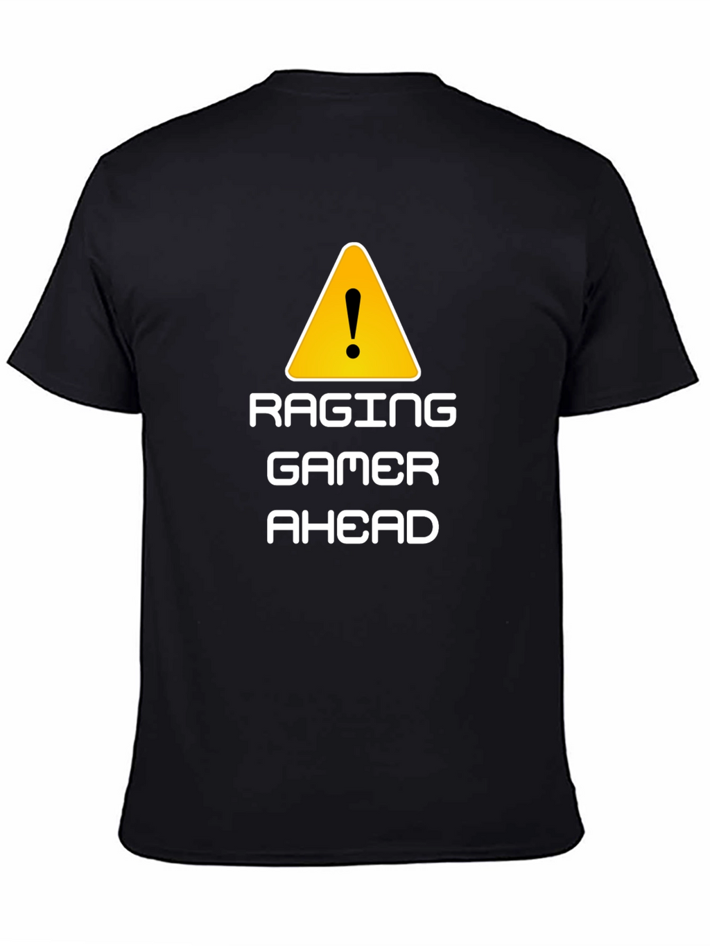 Raging Gamer Ahead Black Graphic Tee