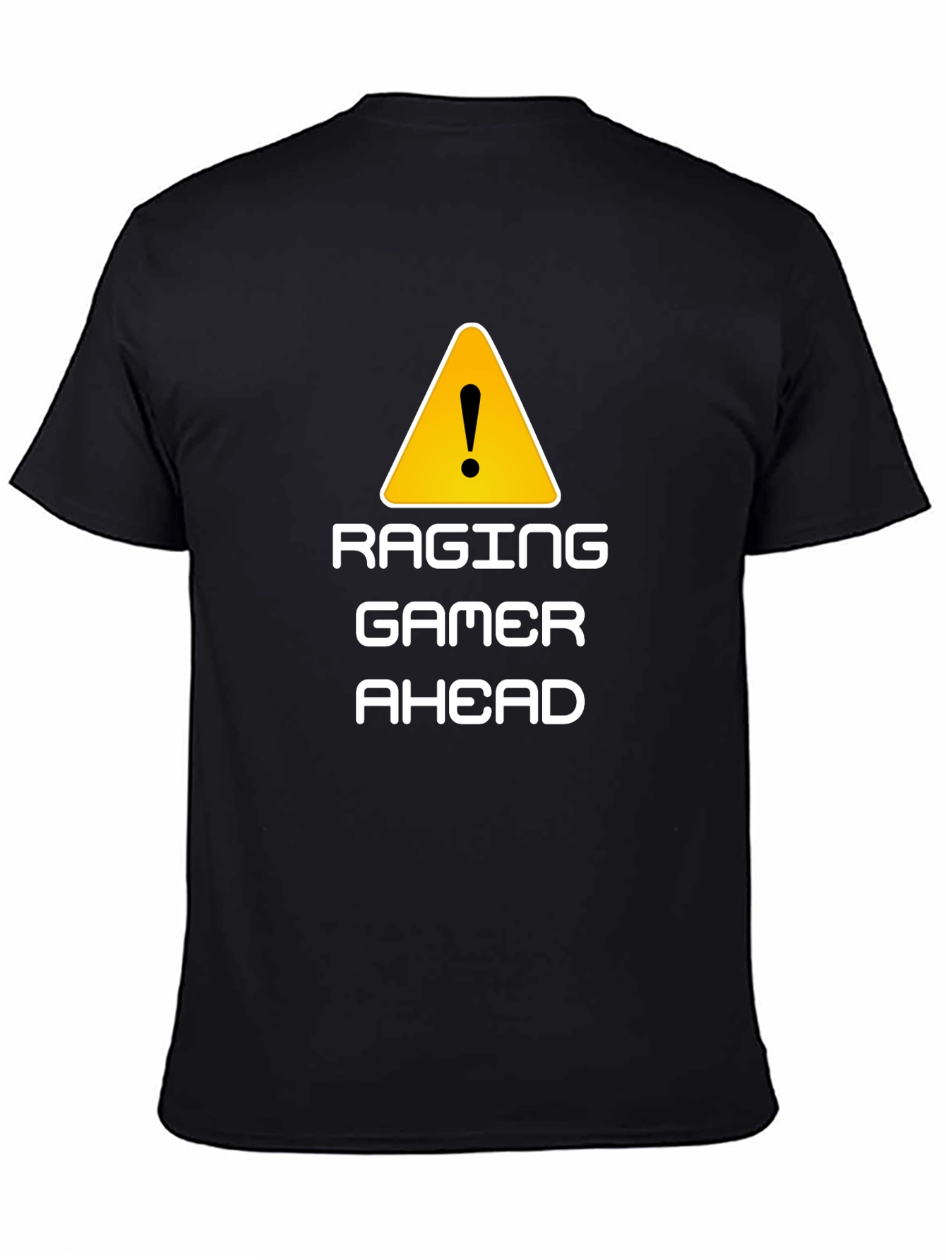 Raging Gamer Ahead Black Graphic Tee