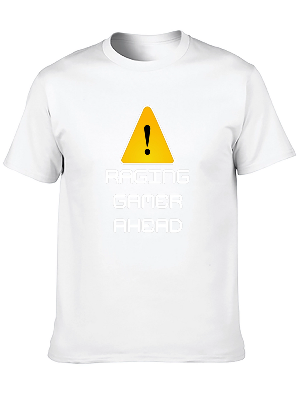 Raging Gamer Ahead Black Graphic Tee
