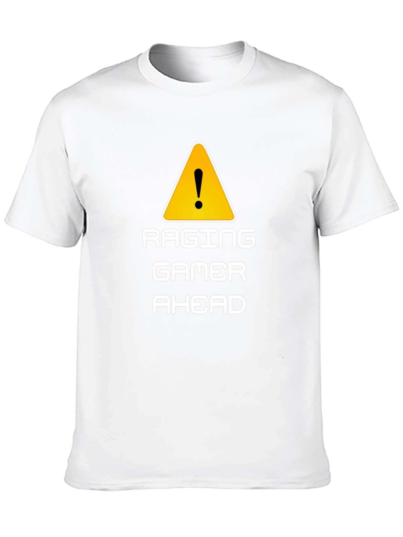 Raging Gamer Ahead Black Graphic Tee