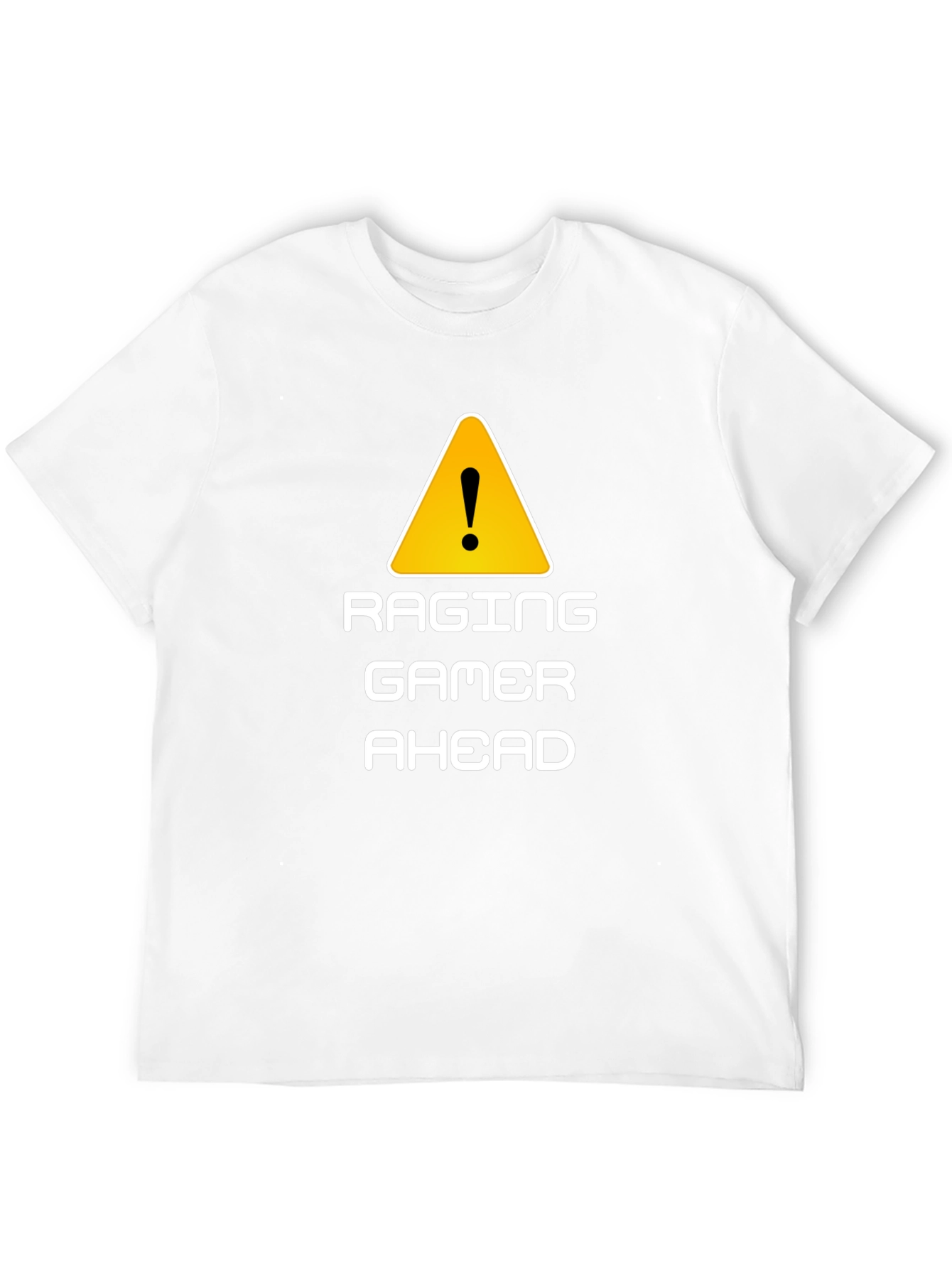 Raging Gamer Ahead Black Graphic Tee