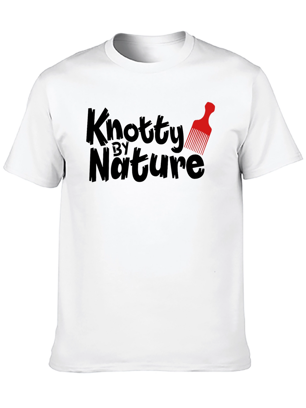 Knotty By Nature Black Graphic Tee