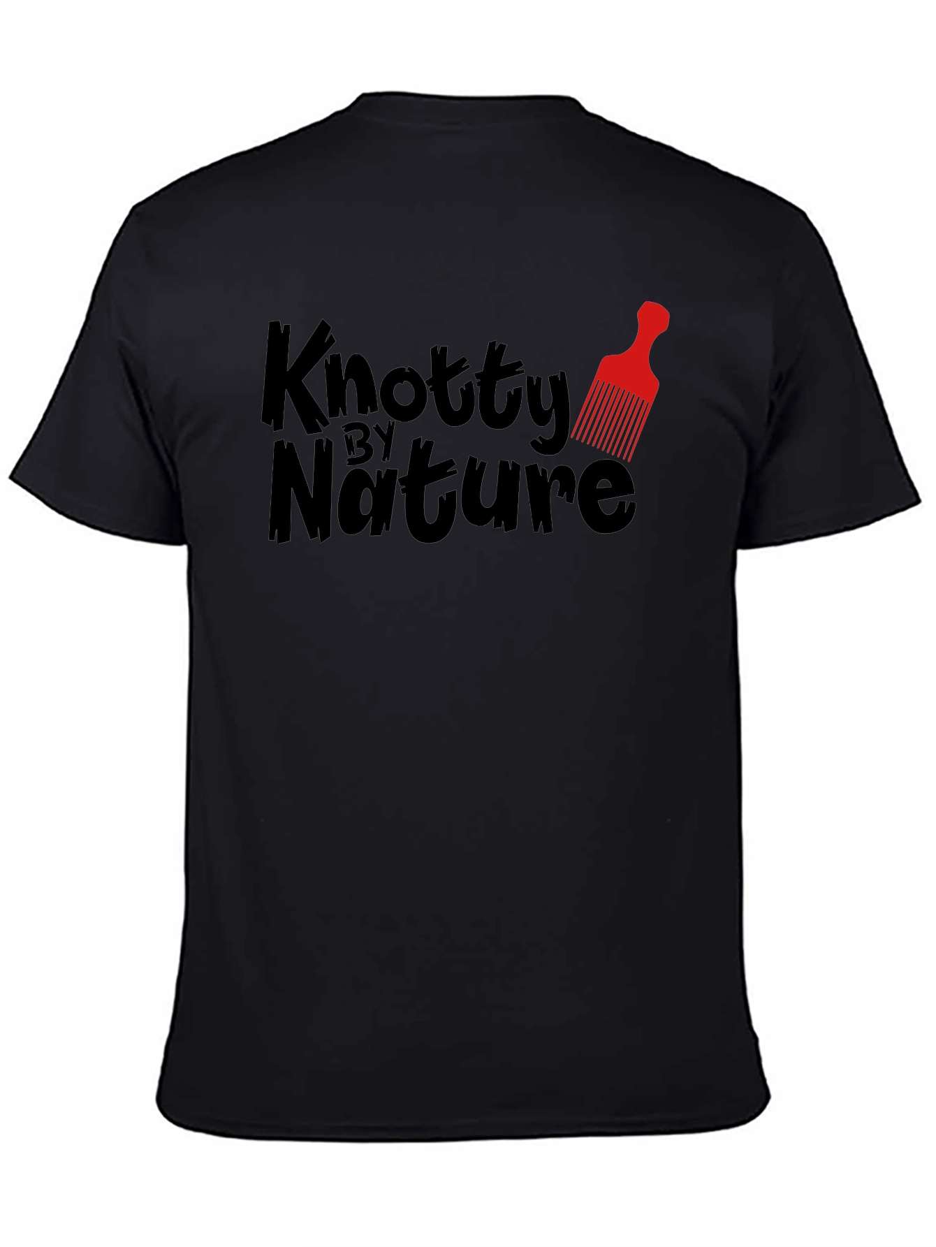 Knotty By Nature Black Graphic Tee