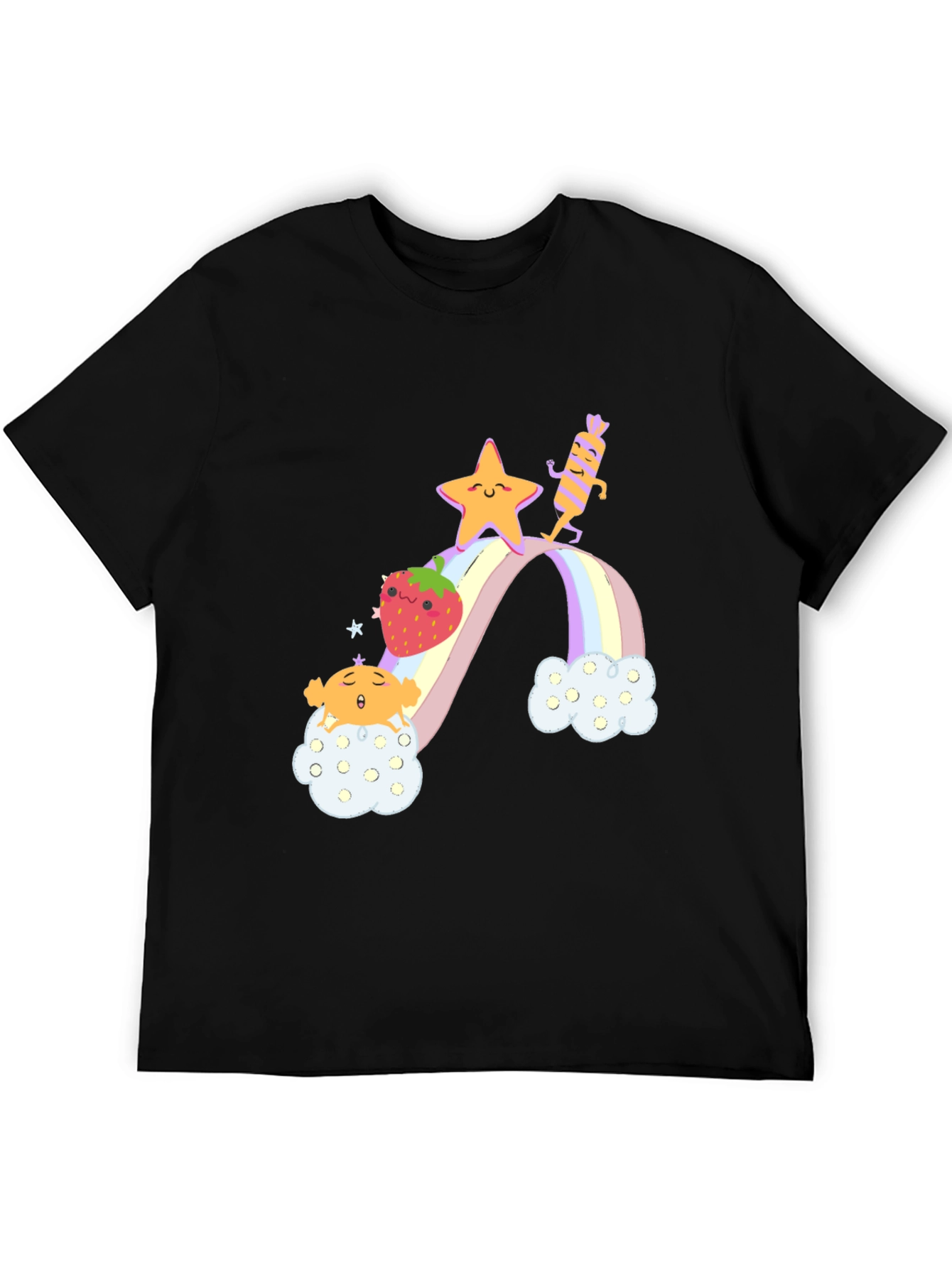 Rainbow Cloud Cartoon T-Shirt