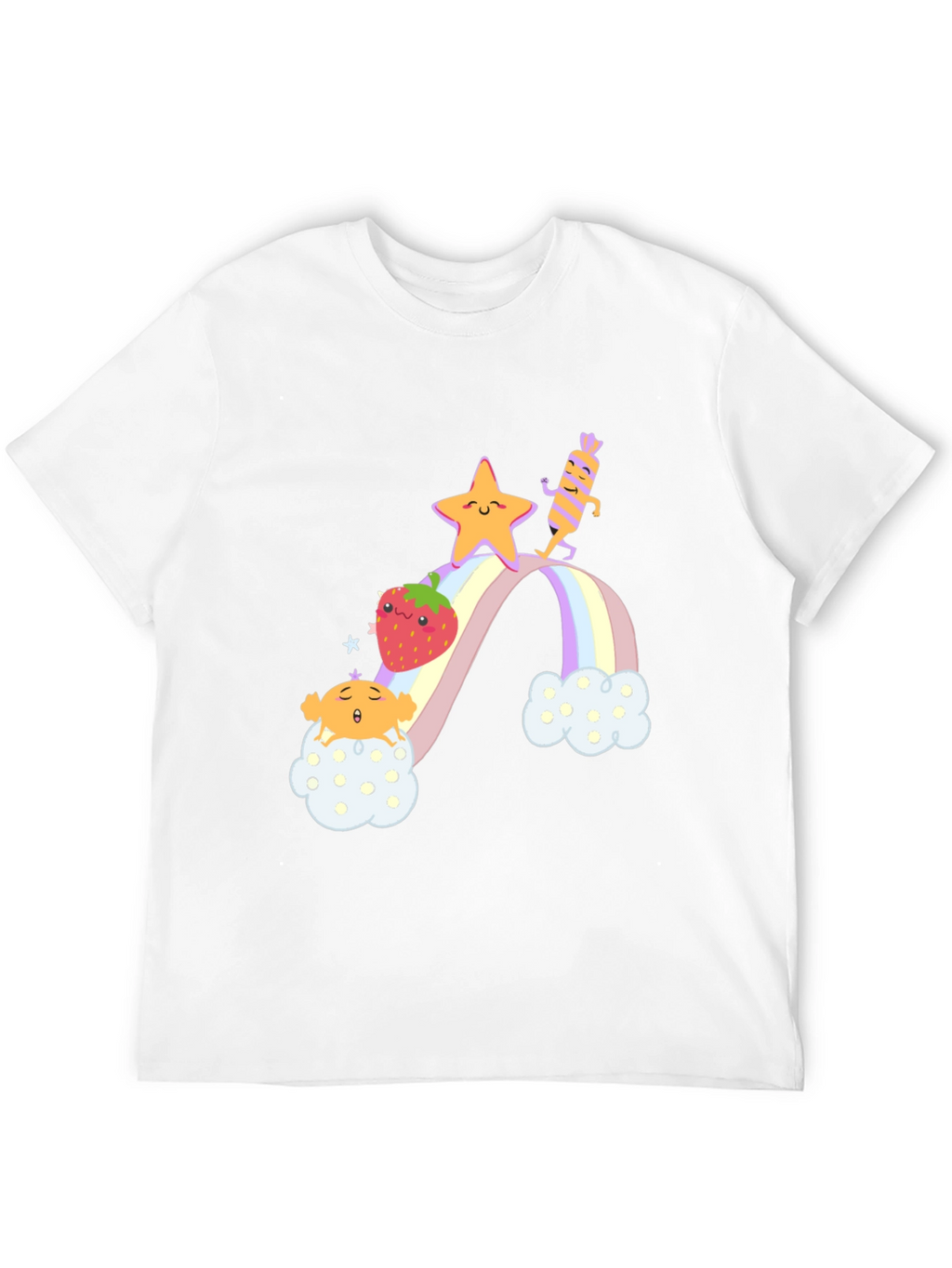 Rainbow Cloud Cartoon T-Shirt