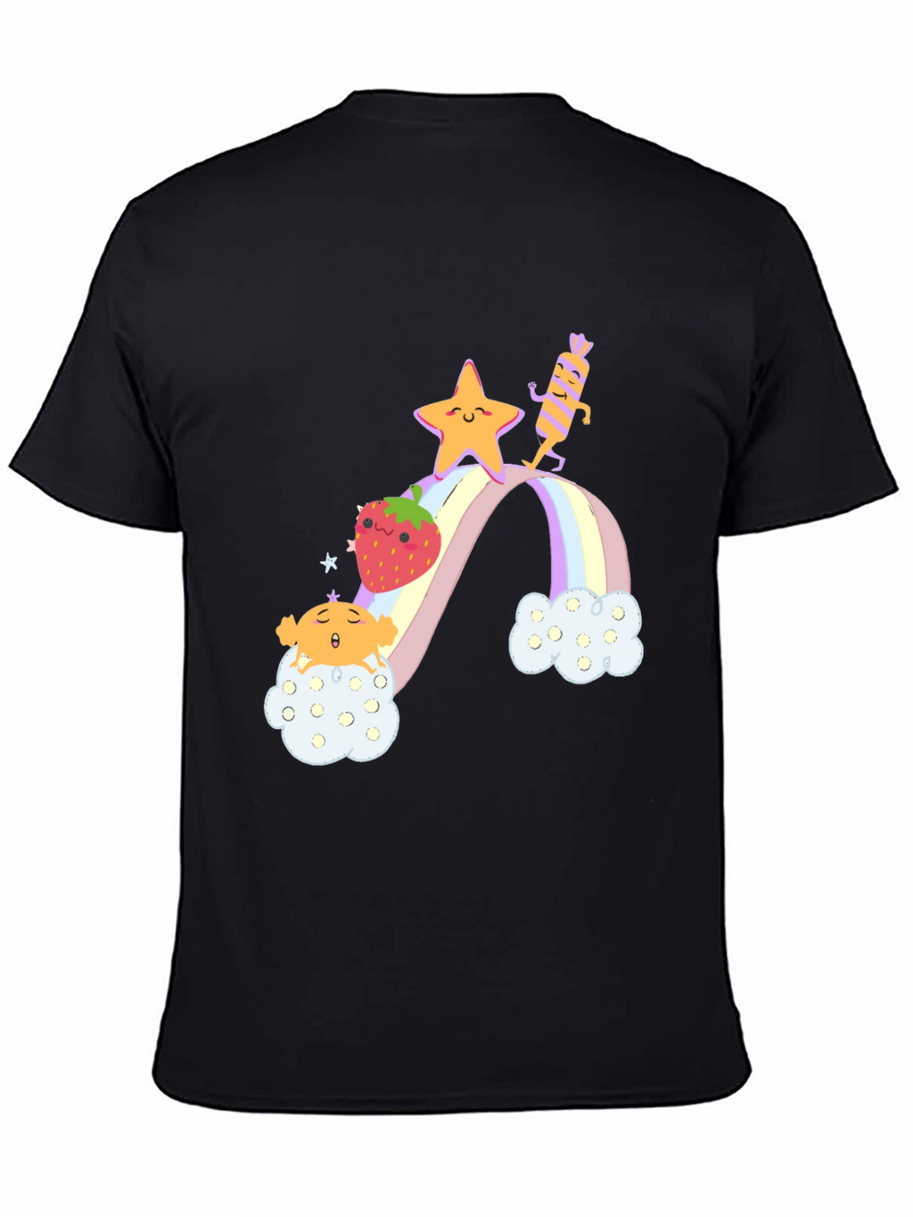 Rainbow Cloud Cartoon T-Shirt