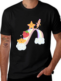Rainbow Cloud Cartoon T-Shirt