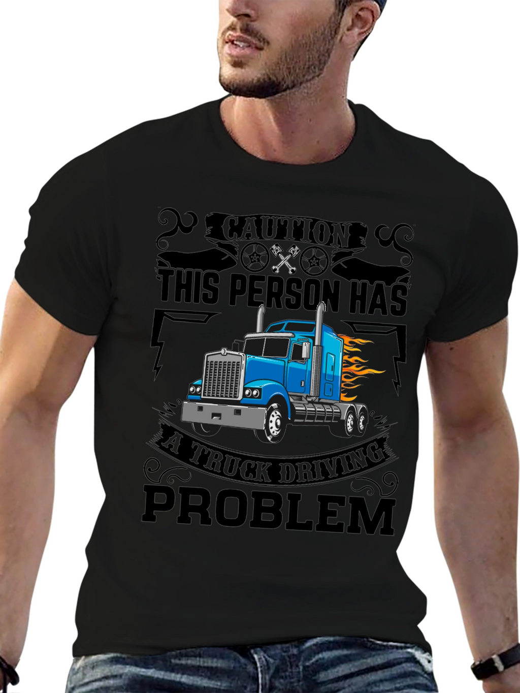 Truck Driving Problem T-Shirt