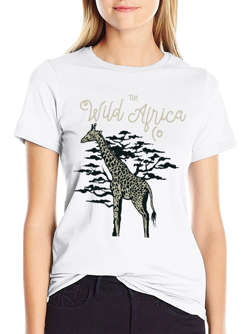 The Wild Africa Co. Giraffe Graphic T-Shirt