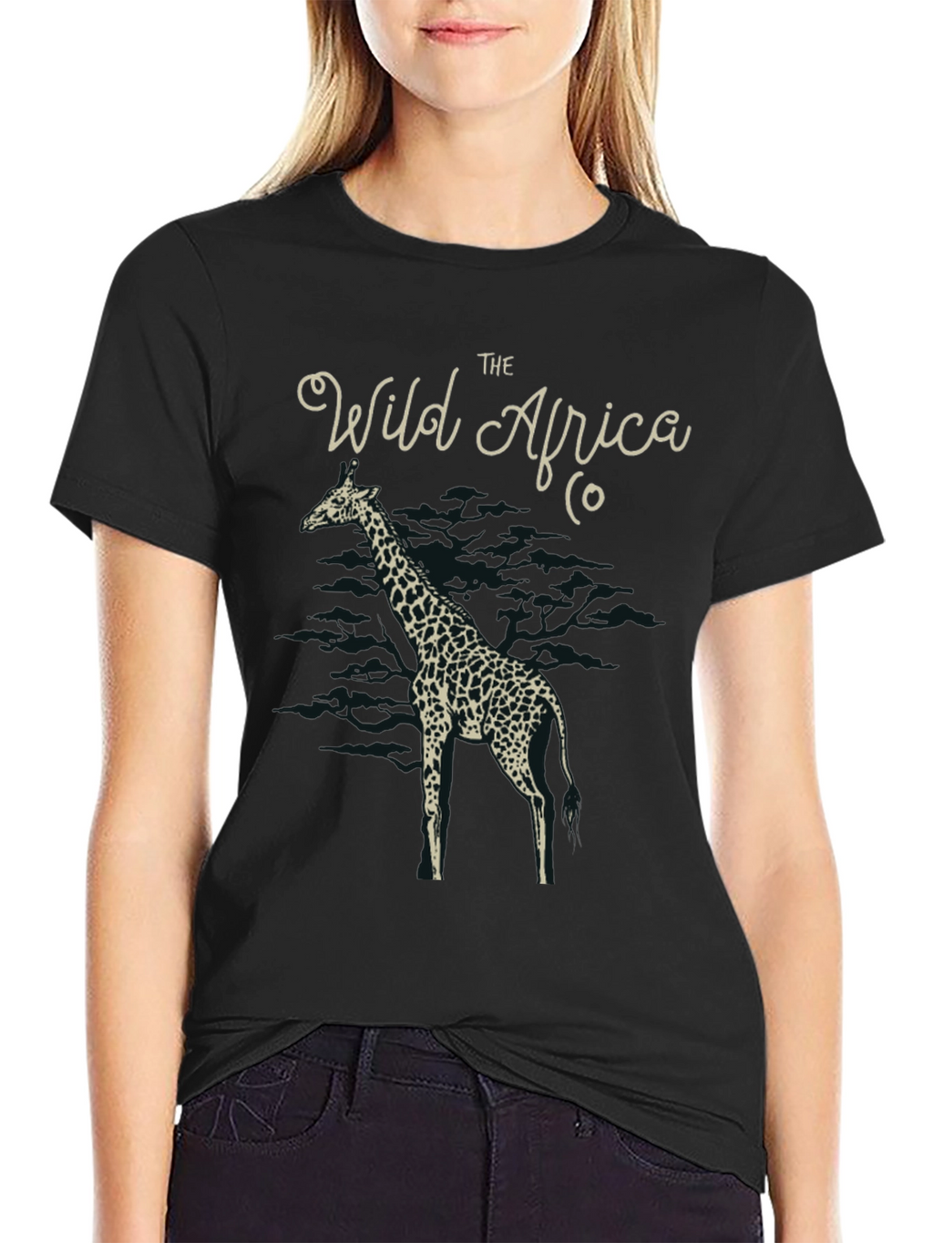 The Wild Africa Co. Giraffe Graphic T-Shirt