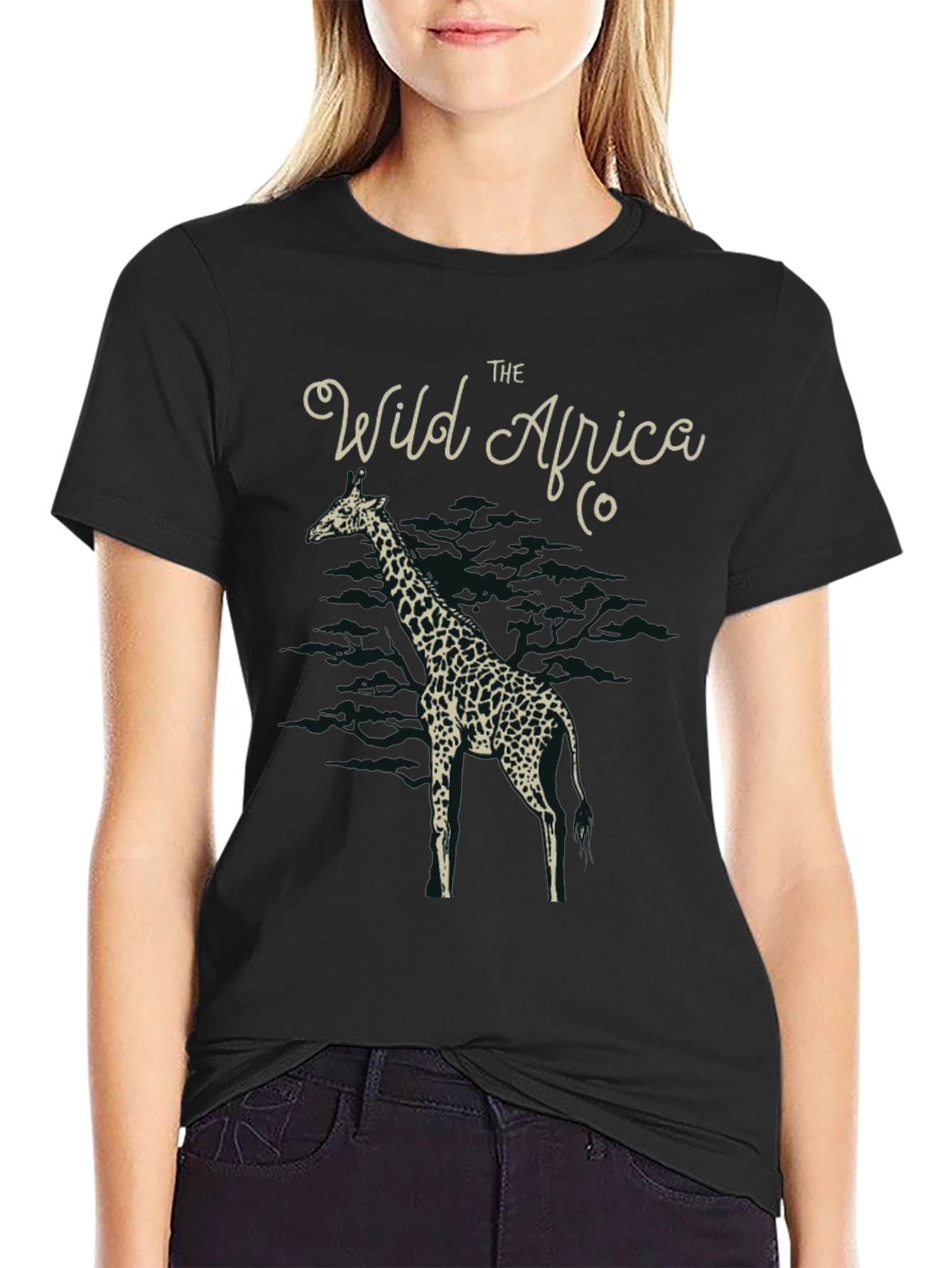 The Wild Africa Co. Giraffe Graphic T-Shirt