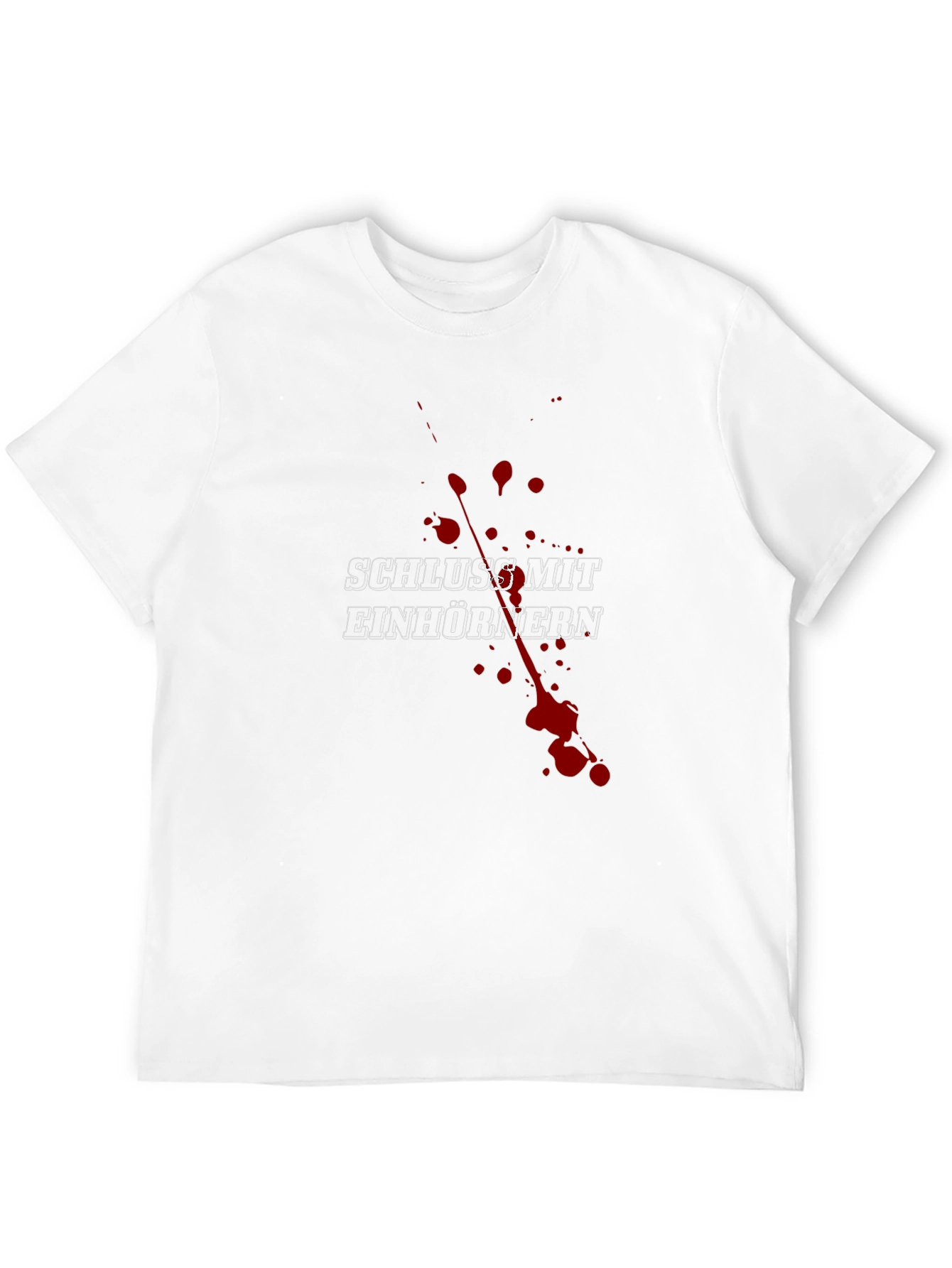 Schluss Mit Einhörnern Funny Graphic Tee