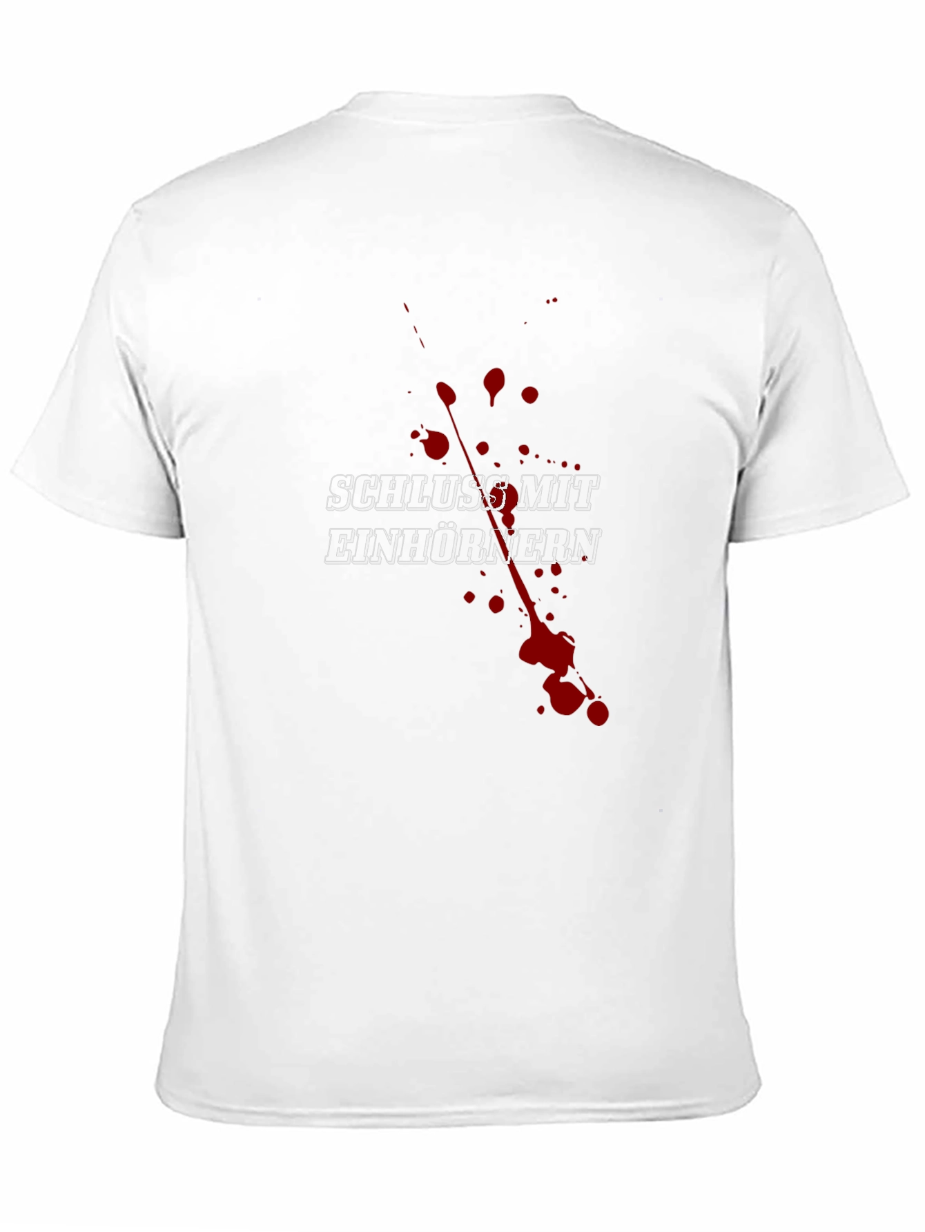 Schluss Mit Einhörnern Funny Graphic Tee