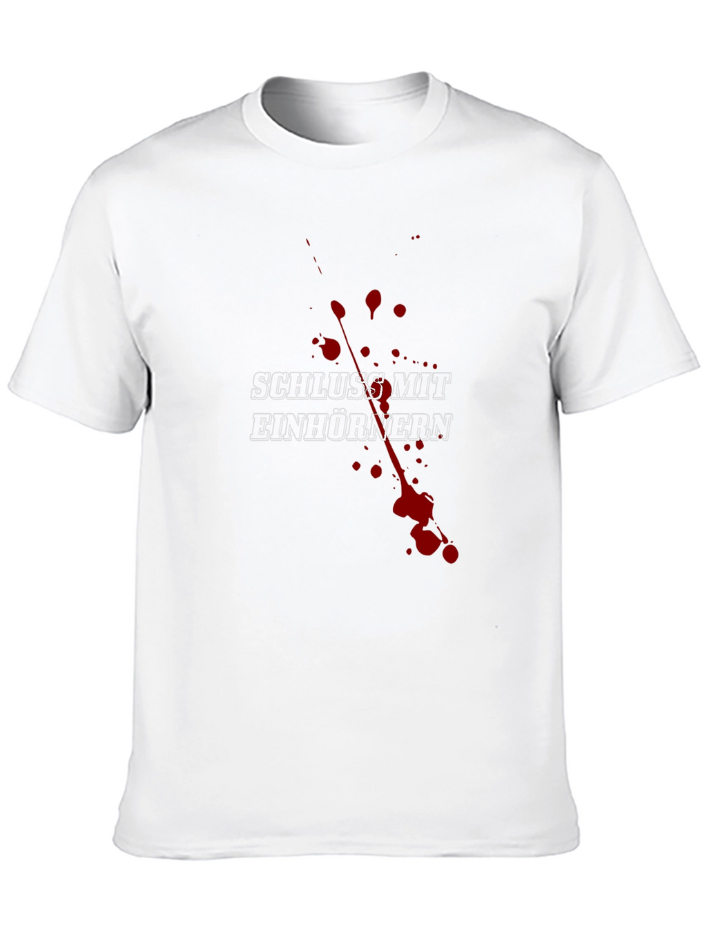 Schluss Mit Einhörnern Funny Graphic Tee