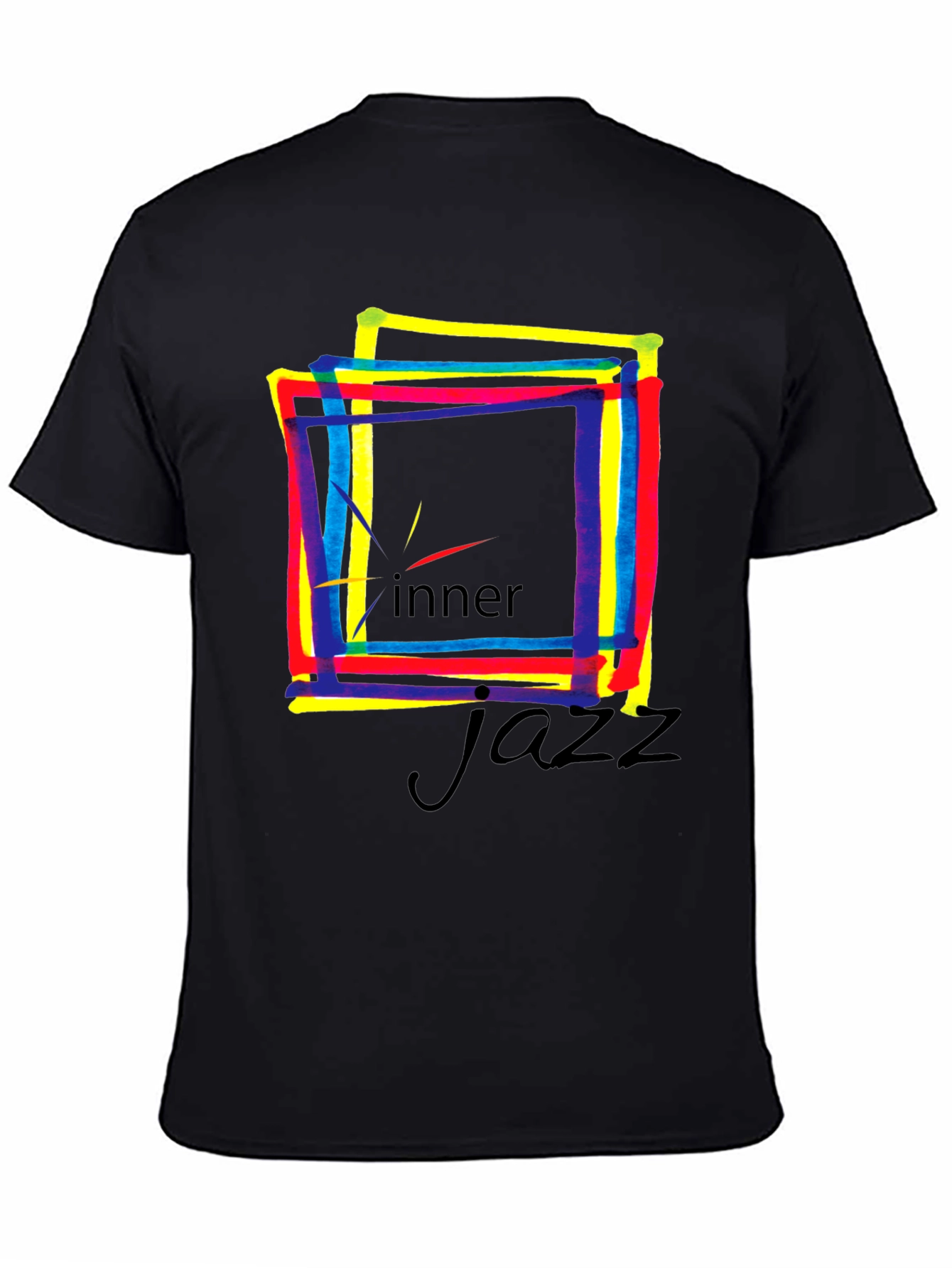 Inner Jazz Graphic T-Shirt - Black