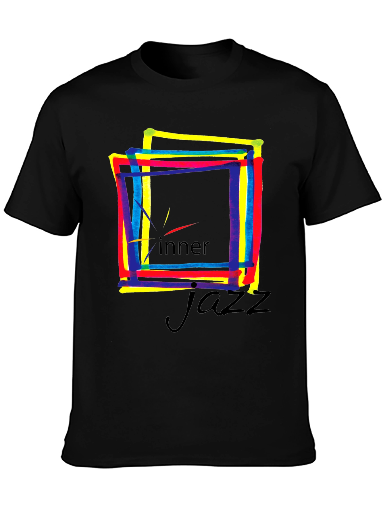 Inner Jazz Graphic T-Shirt - Black