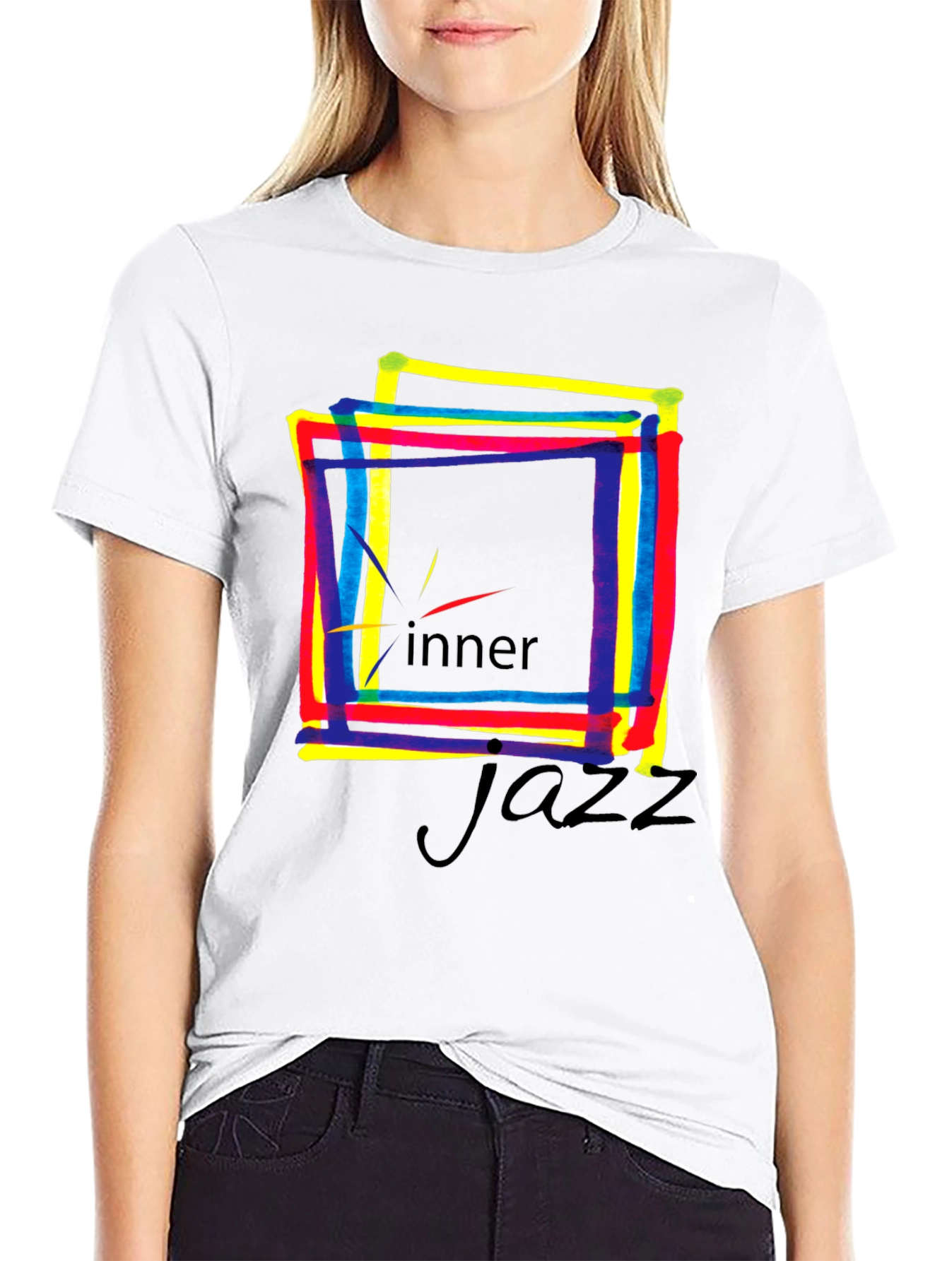 Inner Jazz Graphic T-Shirt - Black